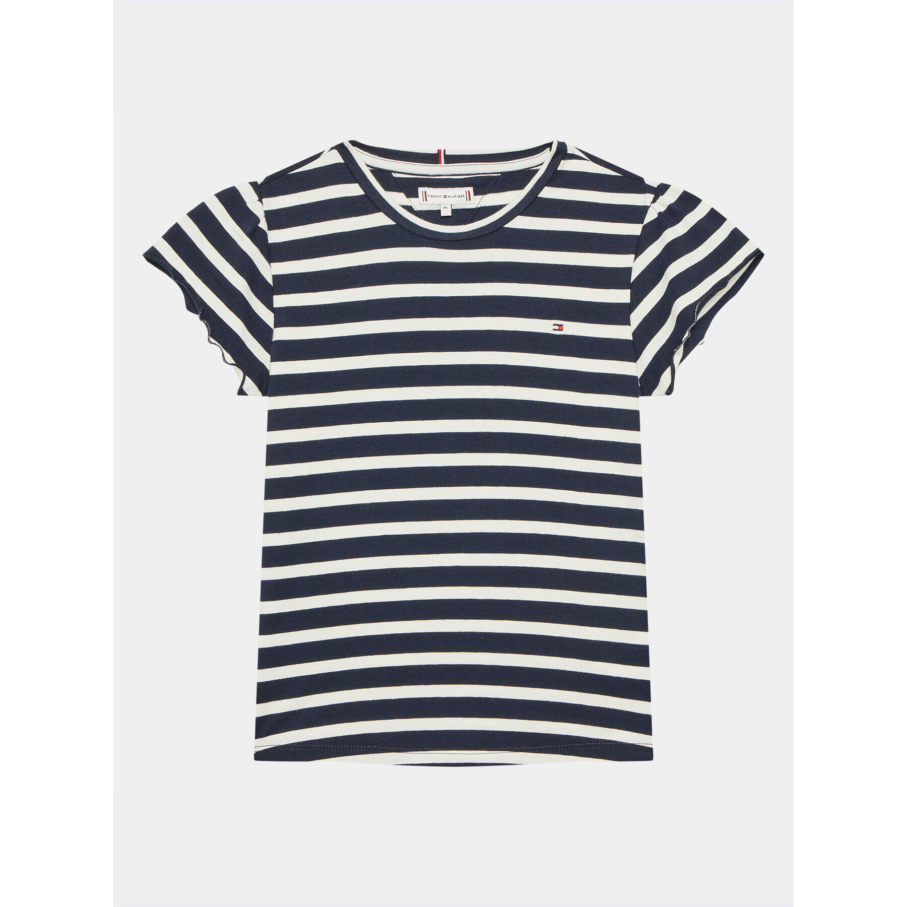 Tommy Hilfiger Тишърт KG0KG07449 D Тъмносин Regular Fit - Pepit.bg