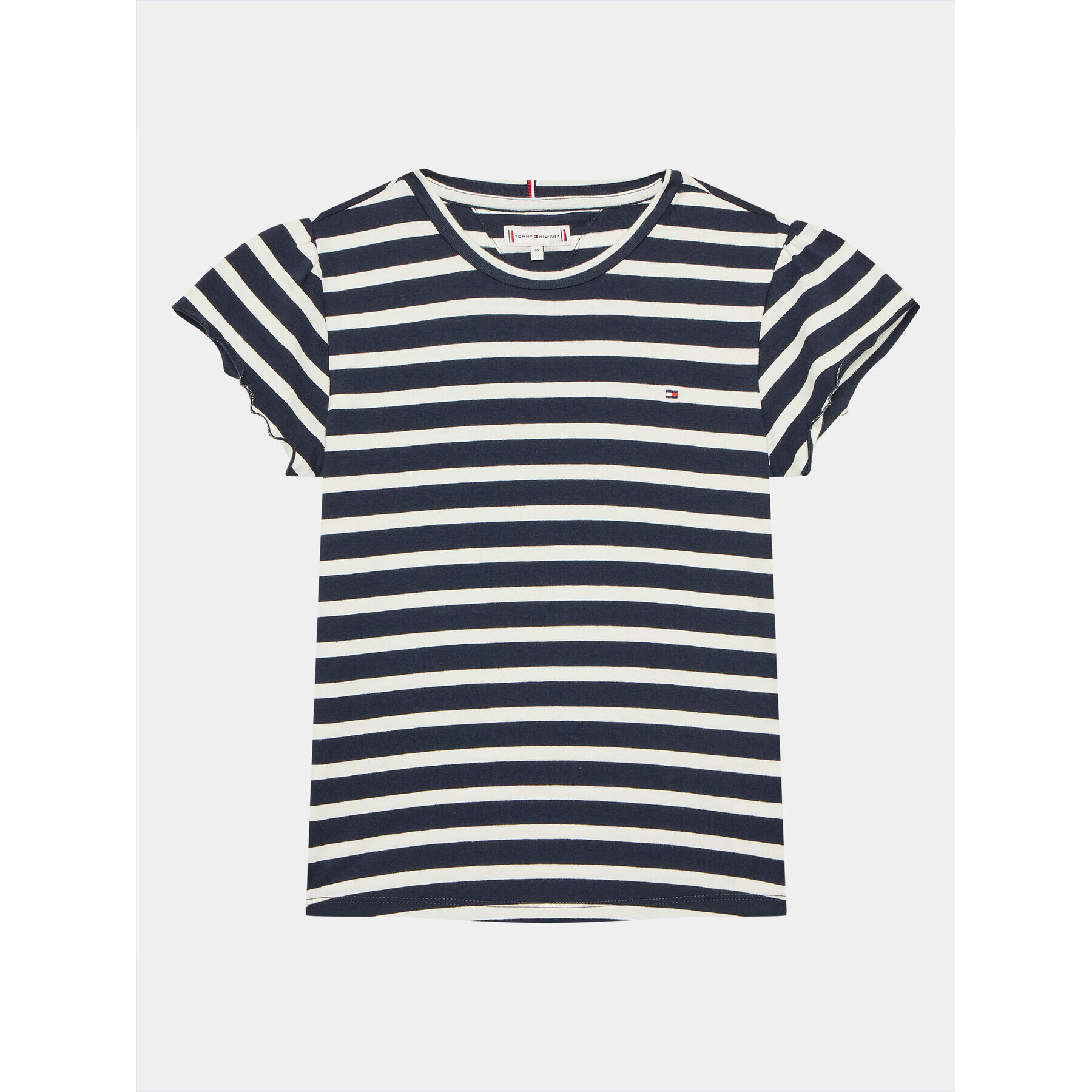 Tommy Hilfiger Тишърт KG0KG07449 M Тъмносин Regular Fit - Pepit.bg