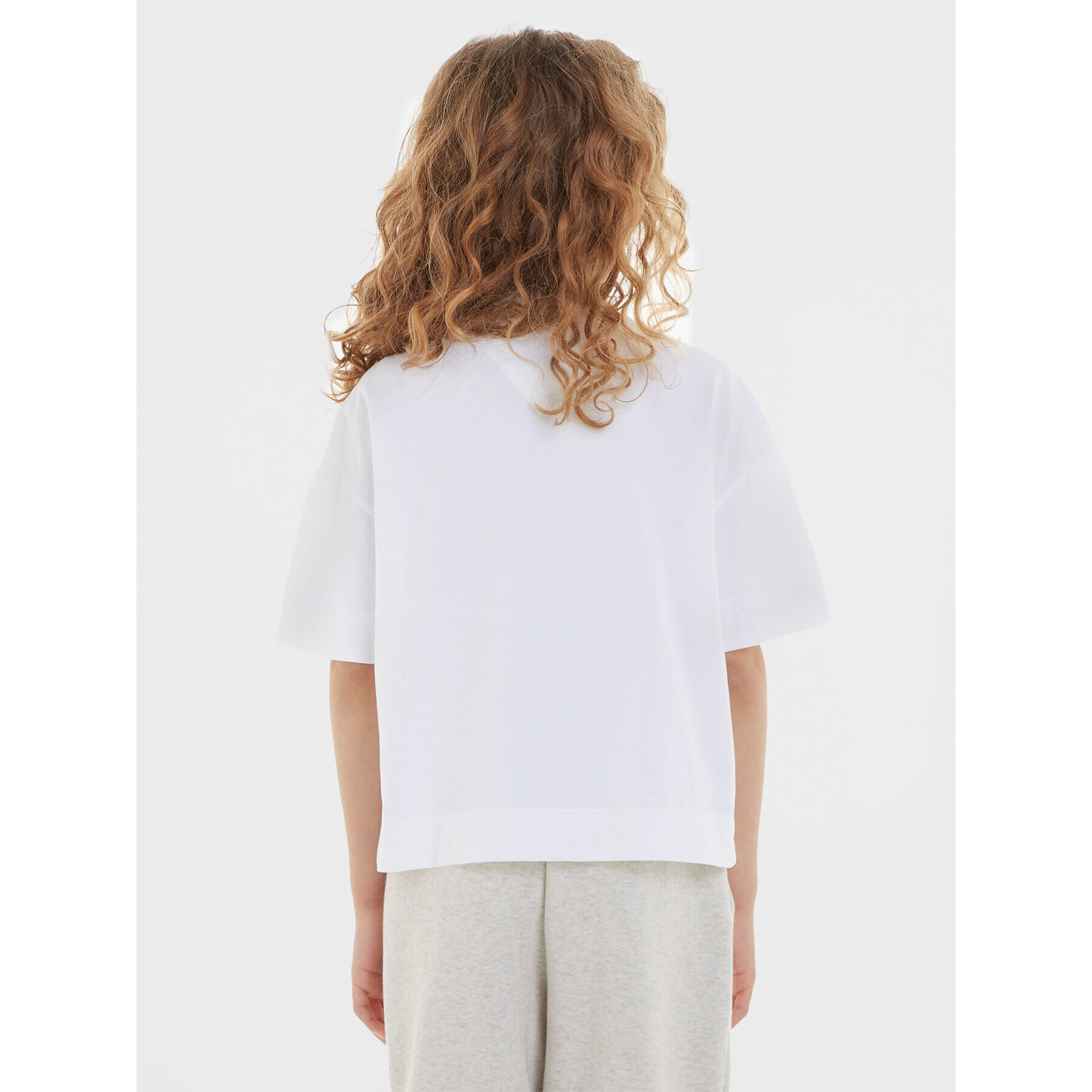 Tommy Hilfiger Тишърт KG0KG07641 Бял Regular Fit - Pepit.bg