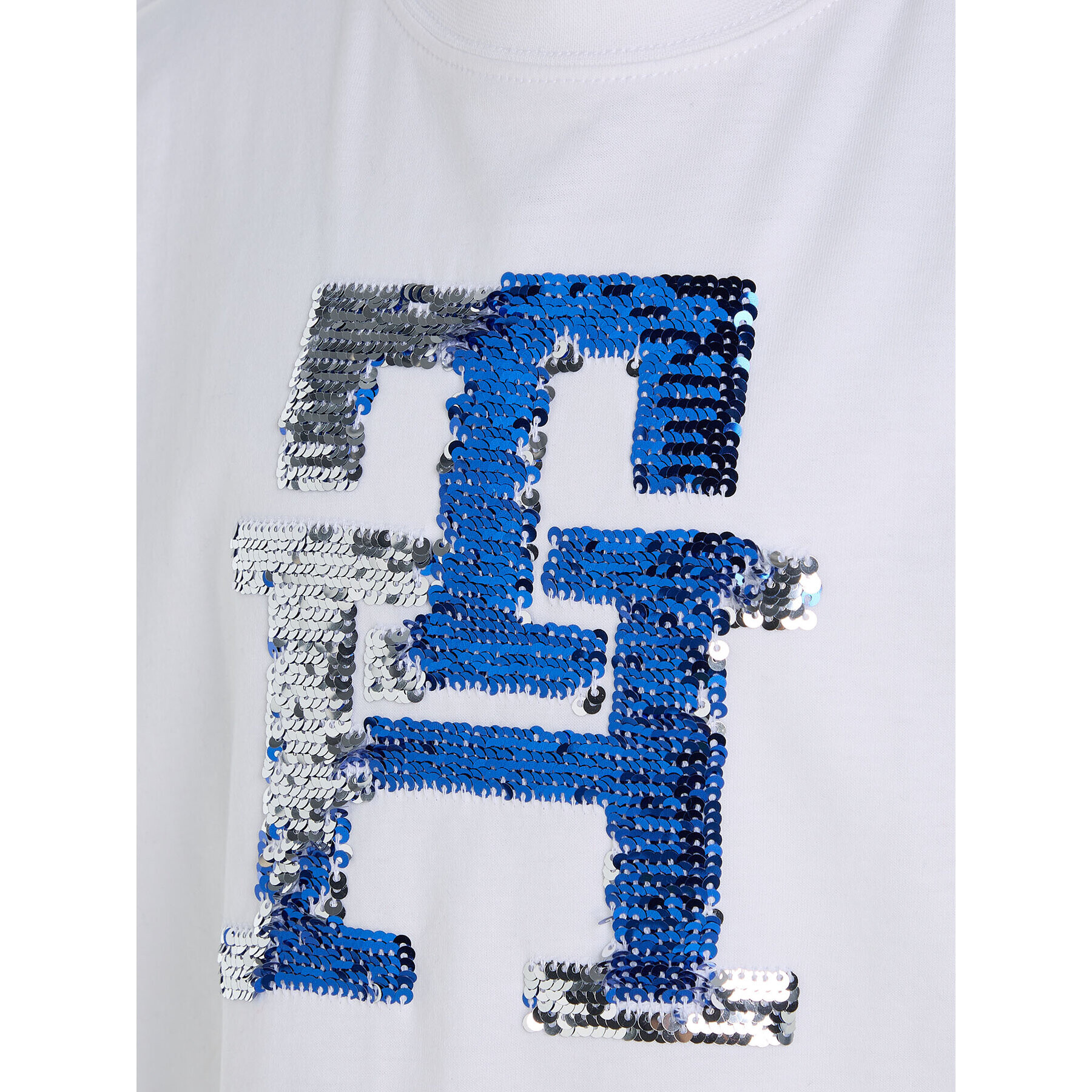Tommy Hilfiger Тишърт KG0KG07641 Бял Regular Fit - Pepit.bg