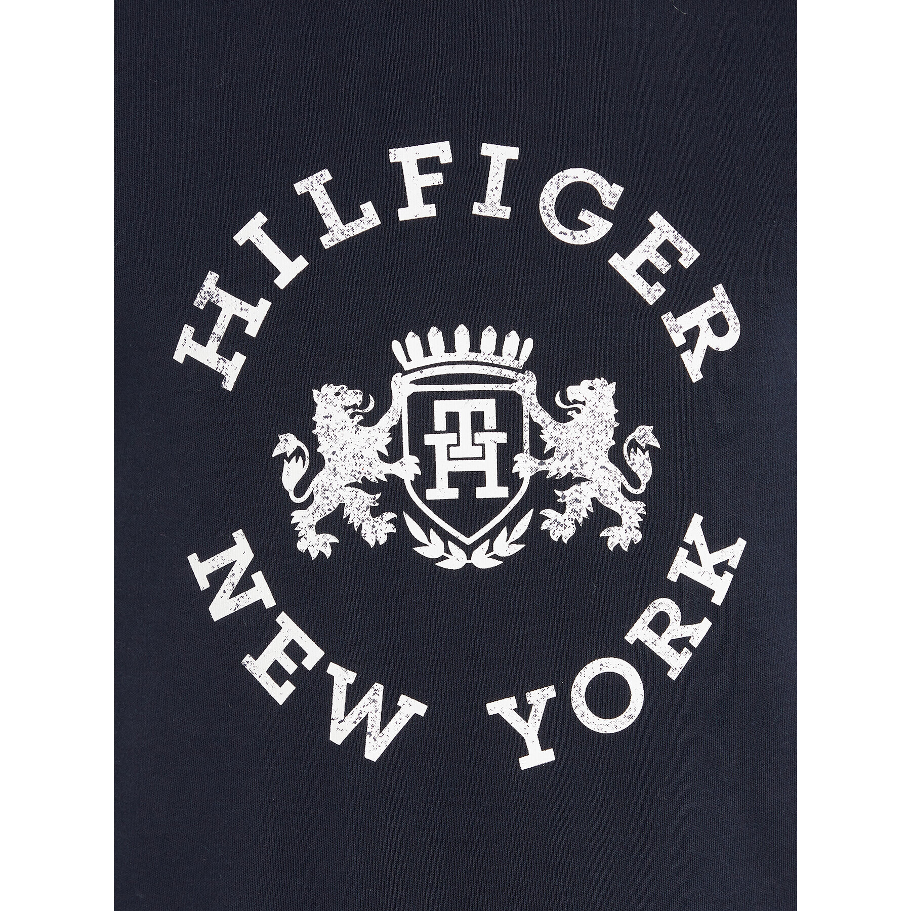 Tommy Hilfiger Тишърт KG0KG07645 Тъмносин Regular Fit - Pepit.bg