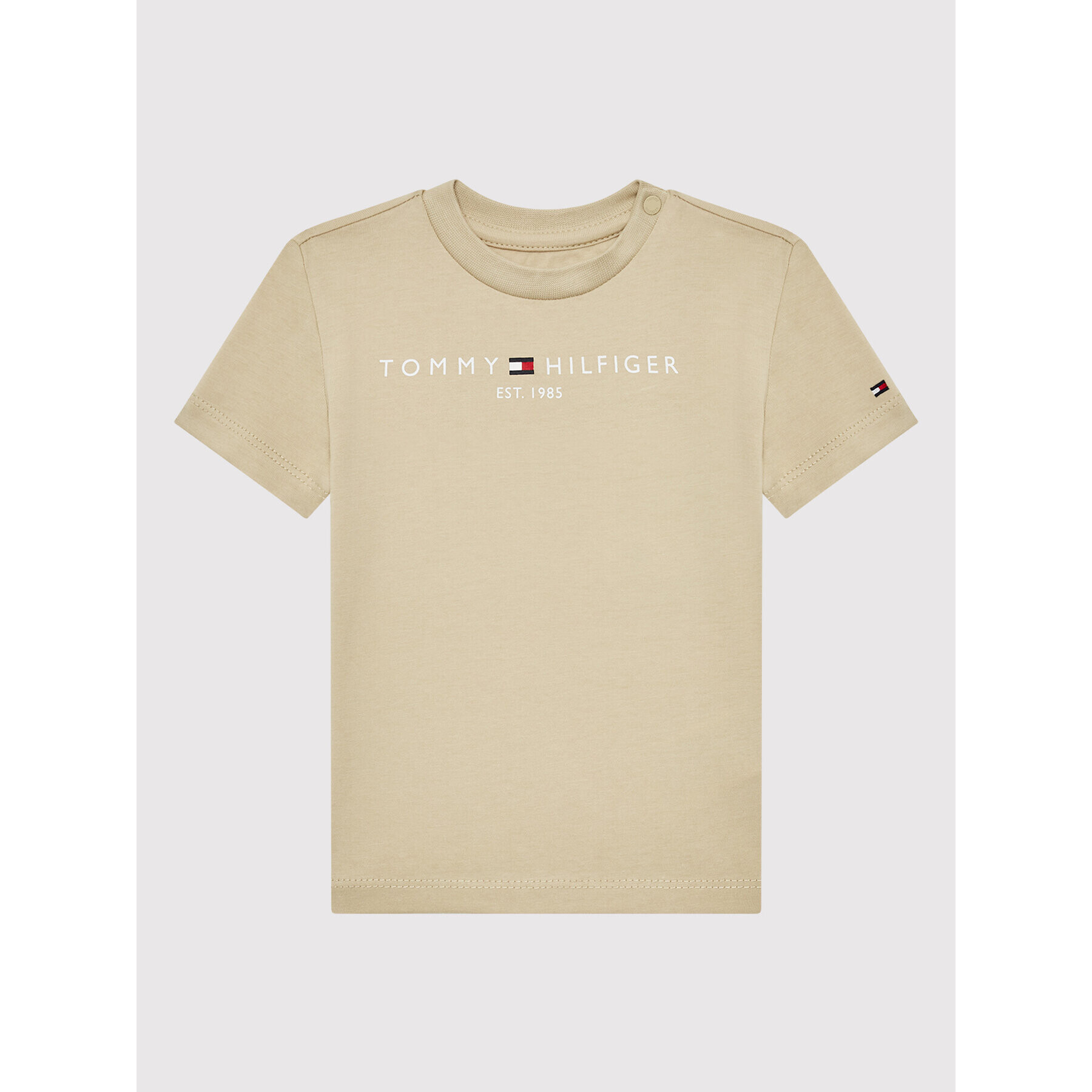 Tommy Hilfiger Тишърт KN0KN01293 Бежов Regular Fit - Pepit.bg