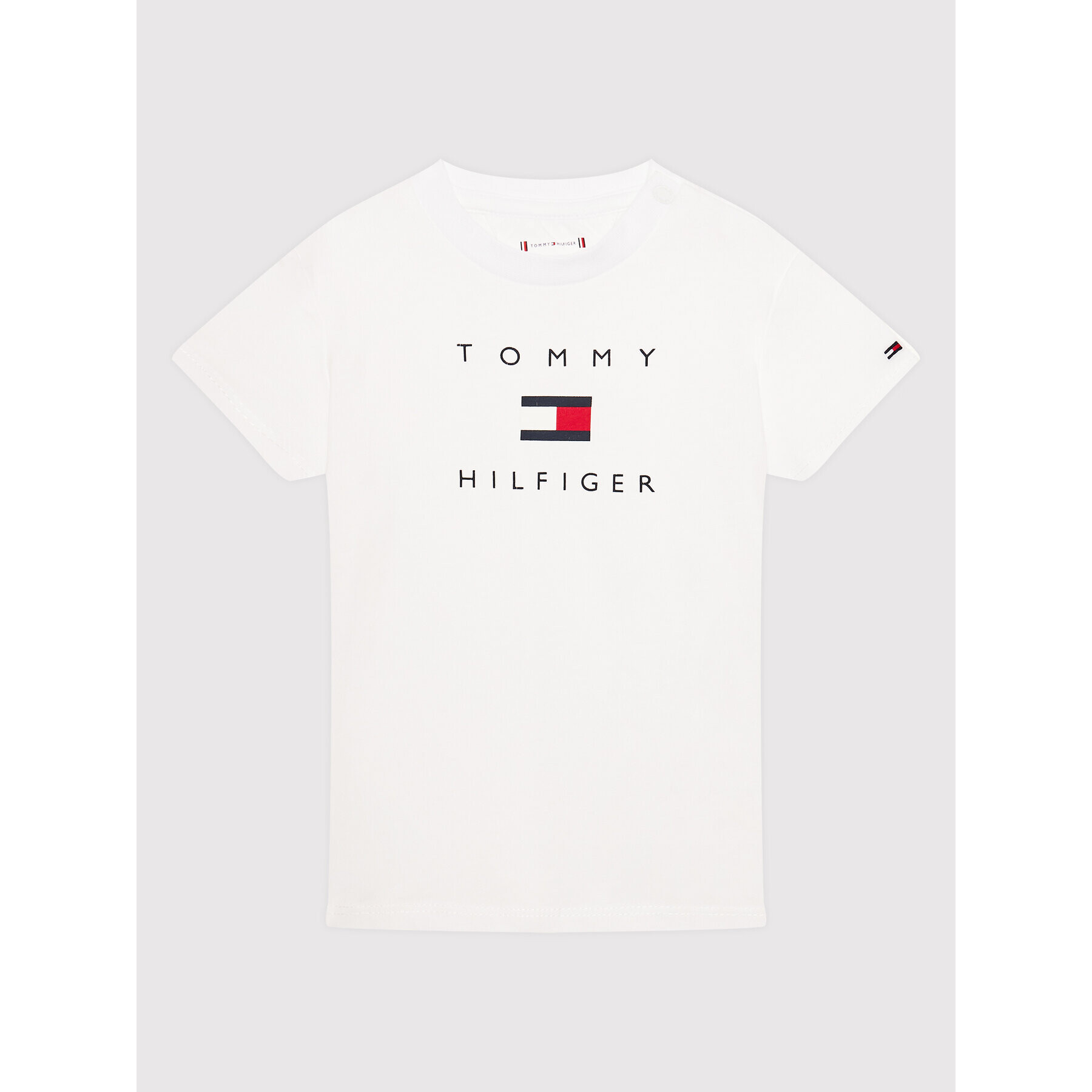 Tommy Hilfiger Тишърт KN0KN01429 Бял Regular Fit - Pepit.bg