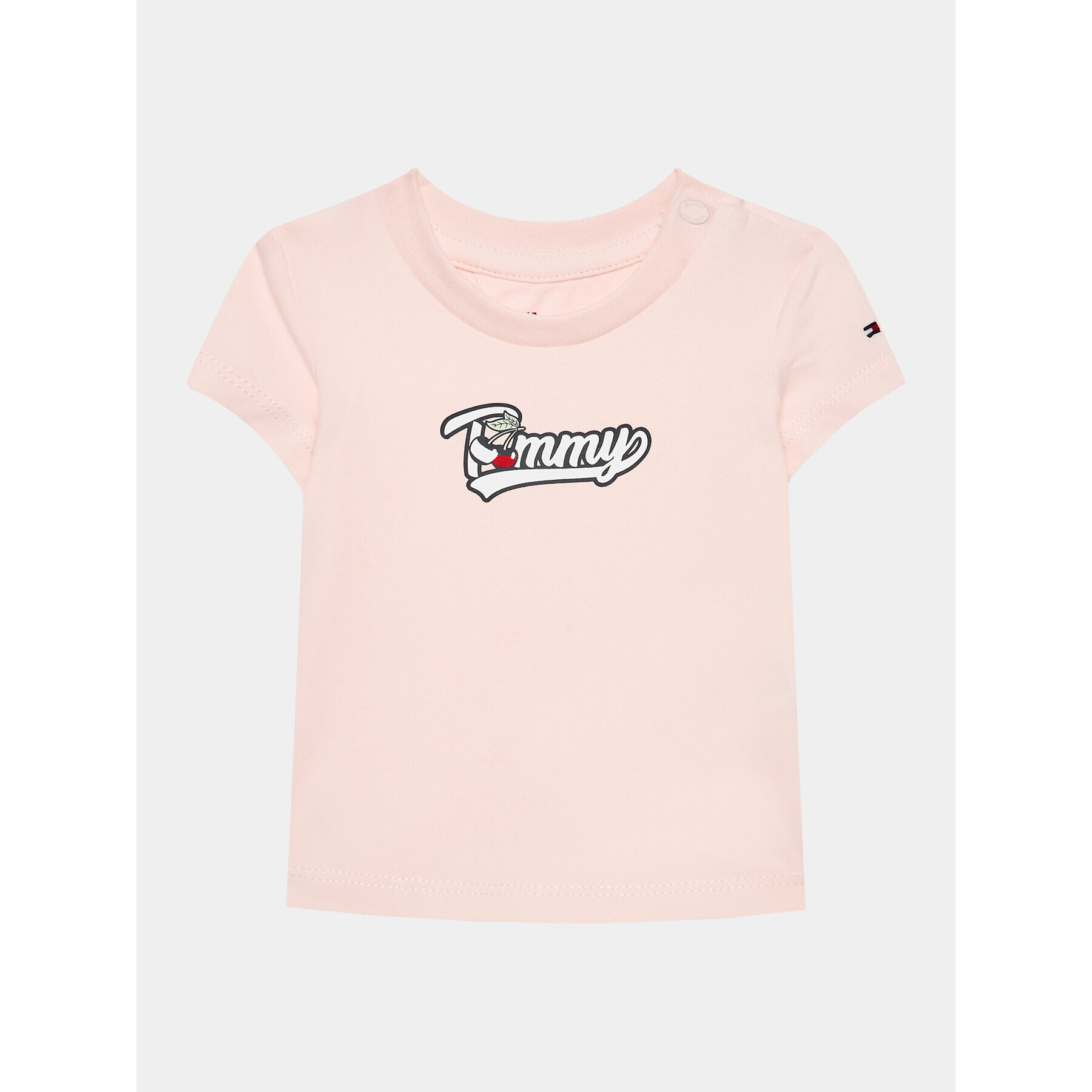 Tommy Hilfiger Тишърт KN0KN01623 Розов Regular Fit - Pepit.bg