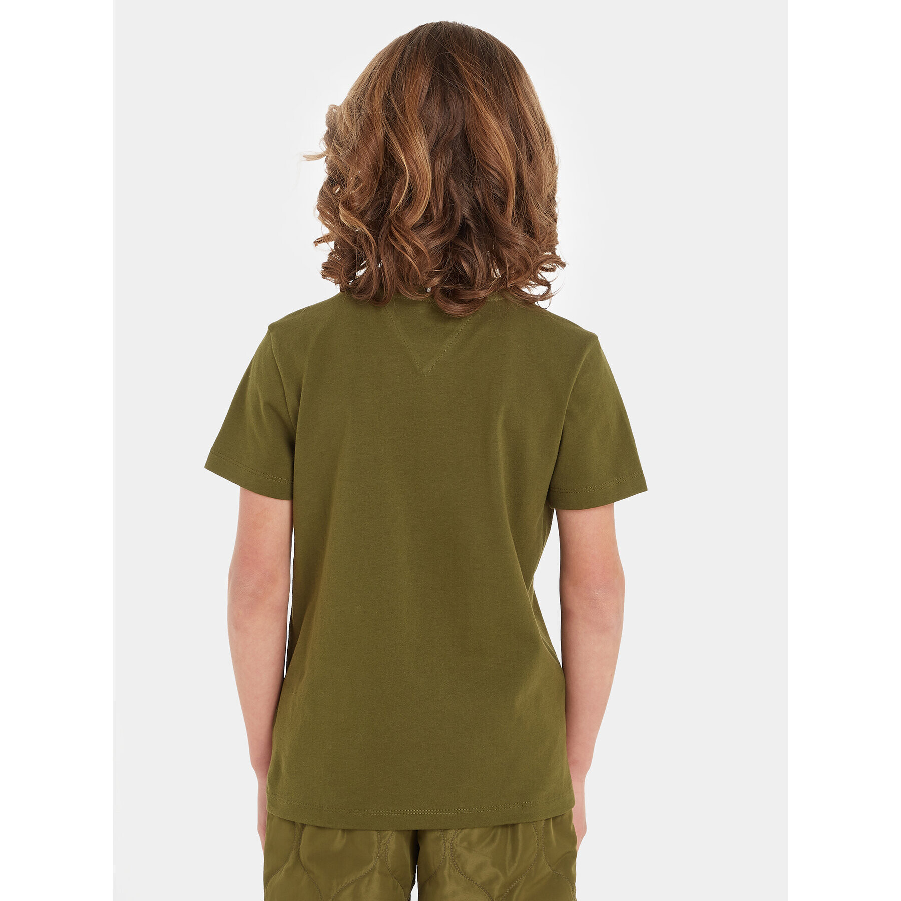 Tommy Hilfiger Тишърт KS0KS00397 Зелен Regular Fit - Pepit.bg