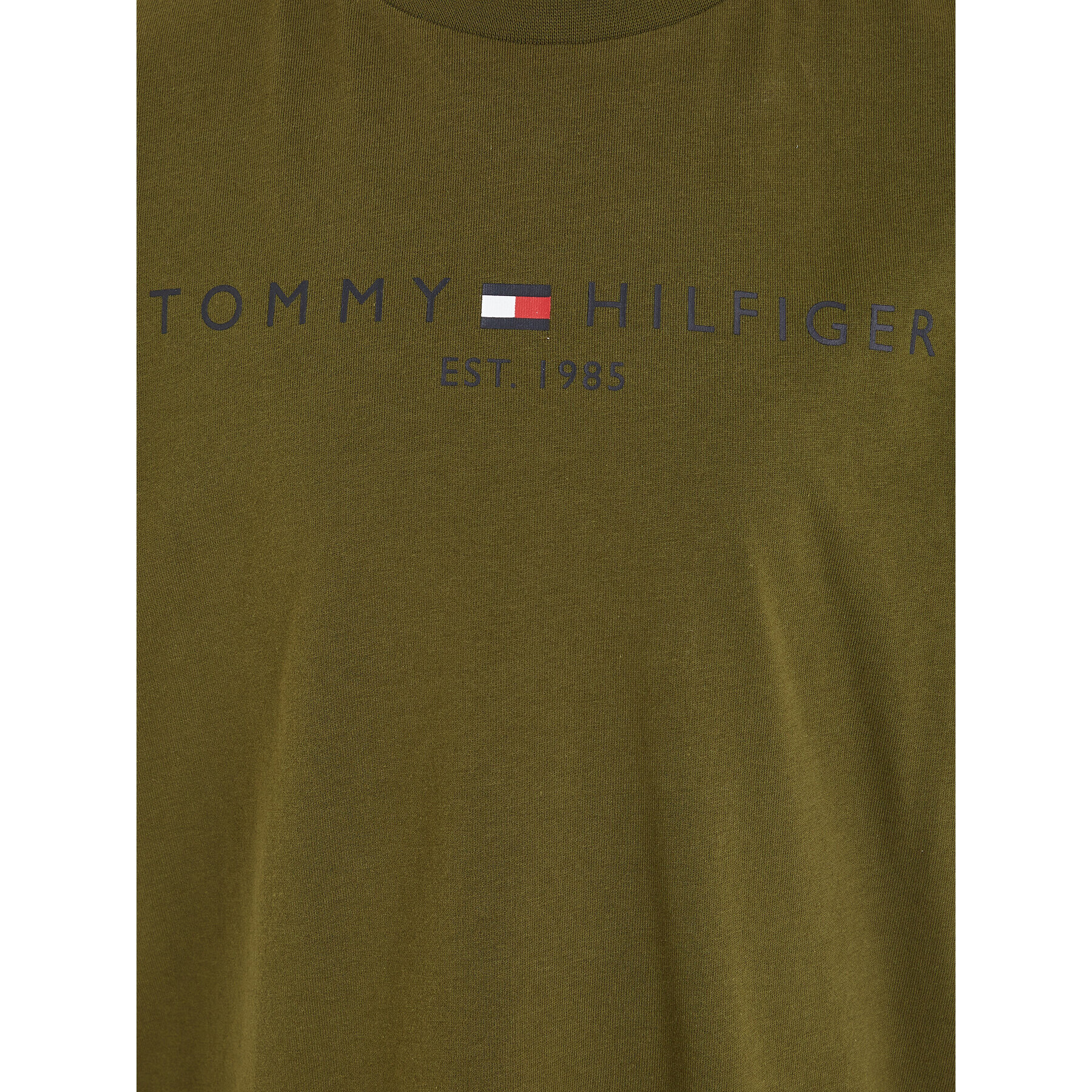 Tommy Hilfiger Тишърт KS0KS00397 Зелен Regular Fit - Pepit.bg