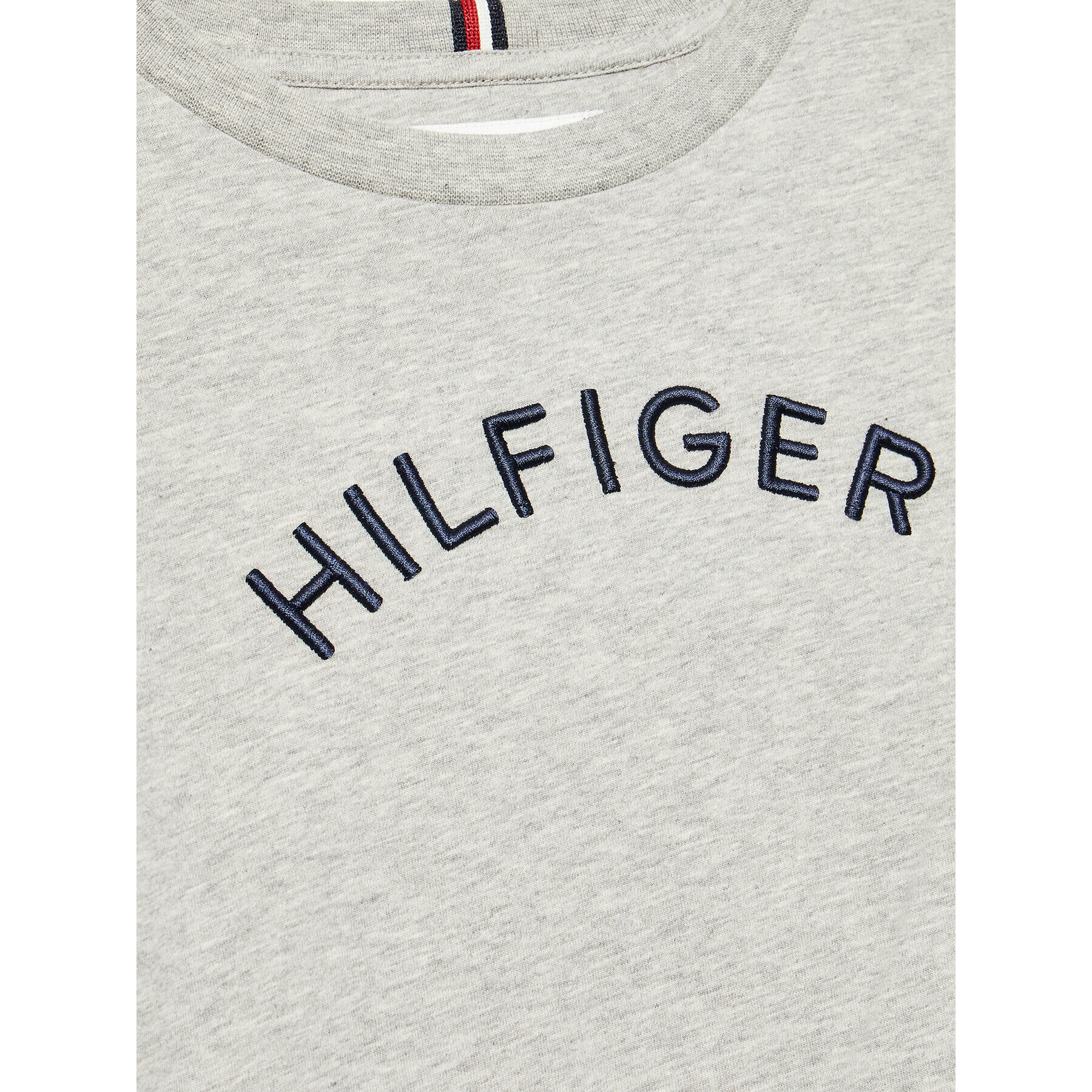 Tommy Hilfiger Тишърт KS0KS00401 D Сив Regular Fit - Pepit.bg