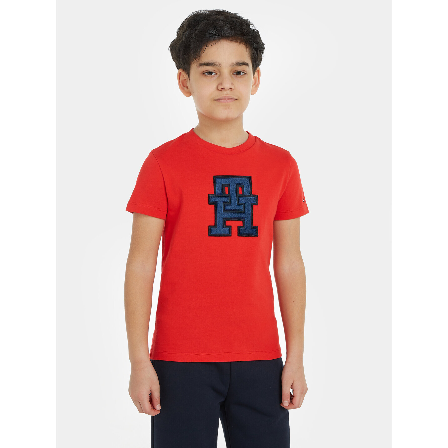 Tommy Hilfiger Тишърт KS0KS00527 Червен Regular Fit - Pepit.bg