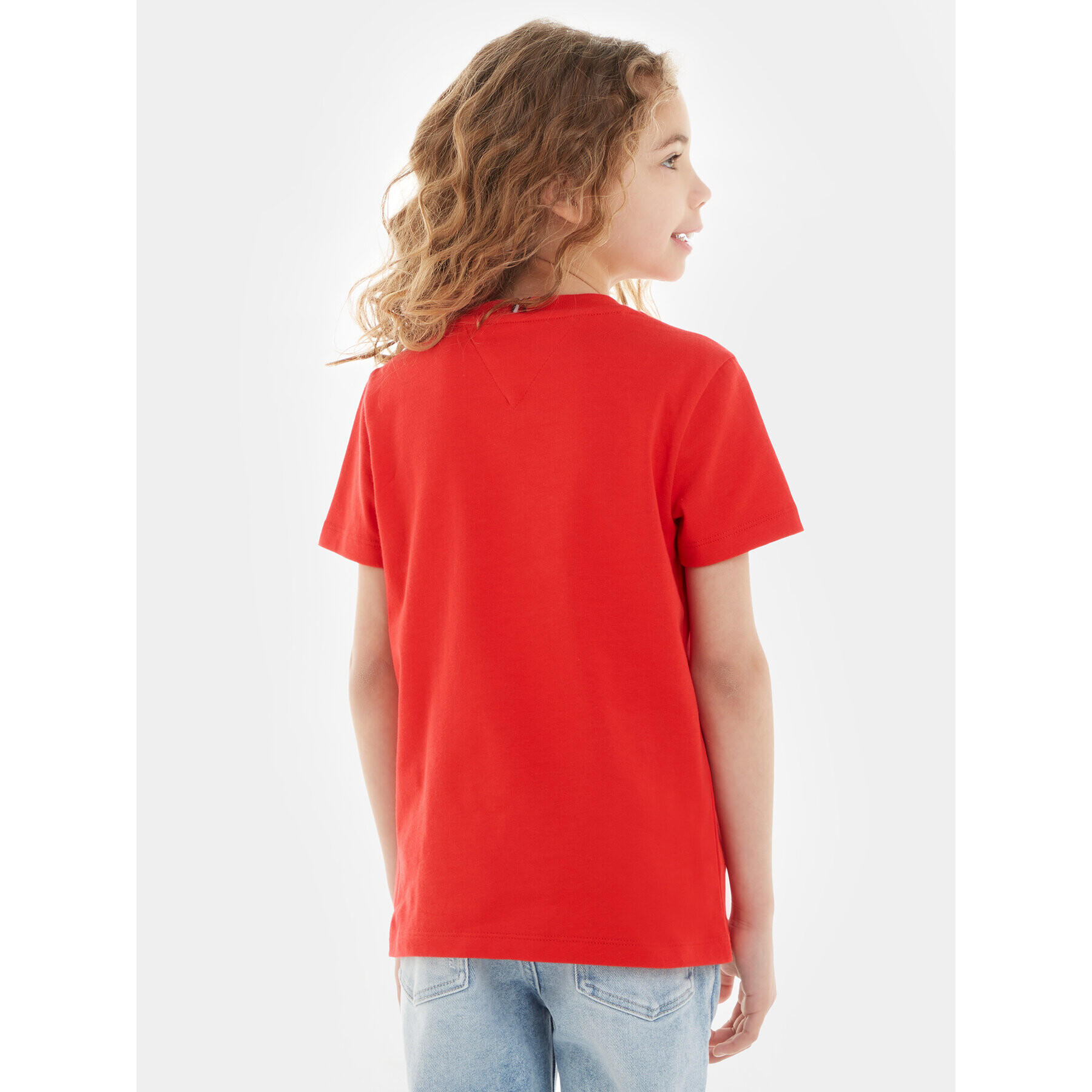 Tommy Hilfiger Тишърт KS0KS00527 Червен Regular Fit - Pepit.bg