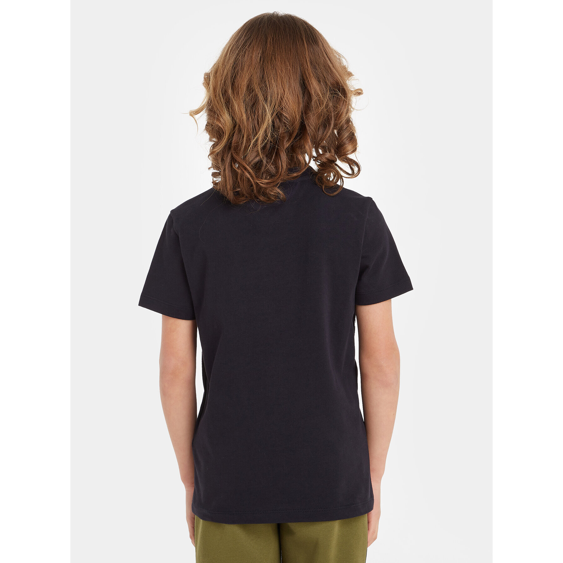 Tommy Hilfiger Тишърт KS0KS00527 Тъмносин Regular Fit - Pepit.bg
