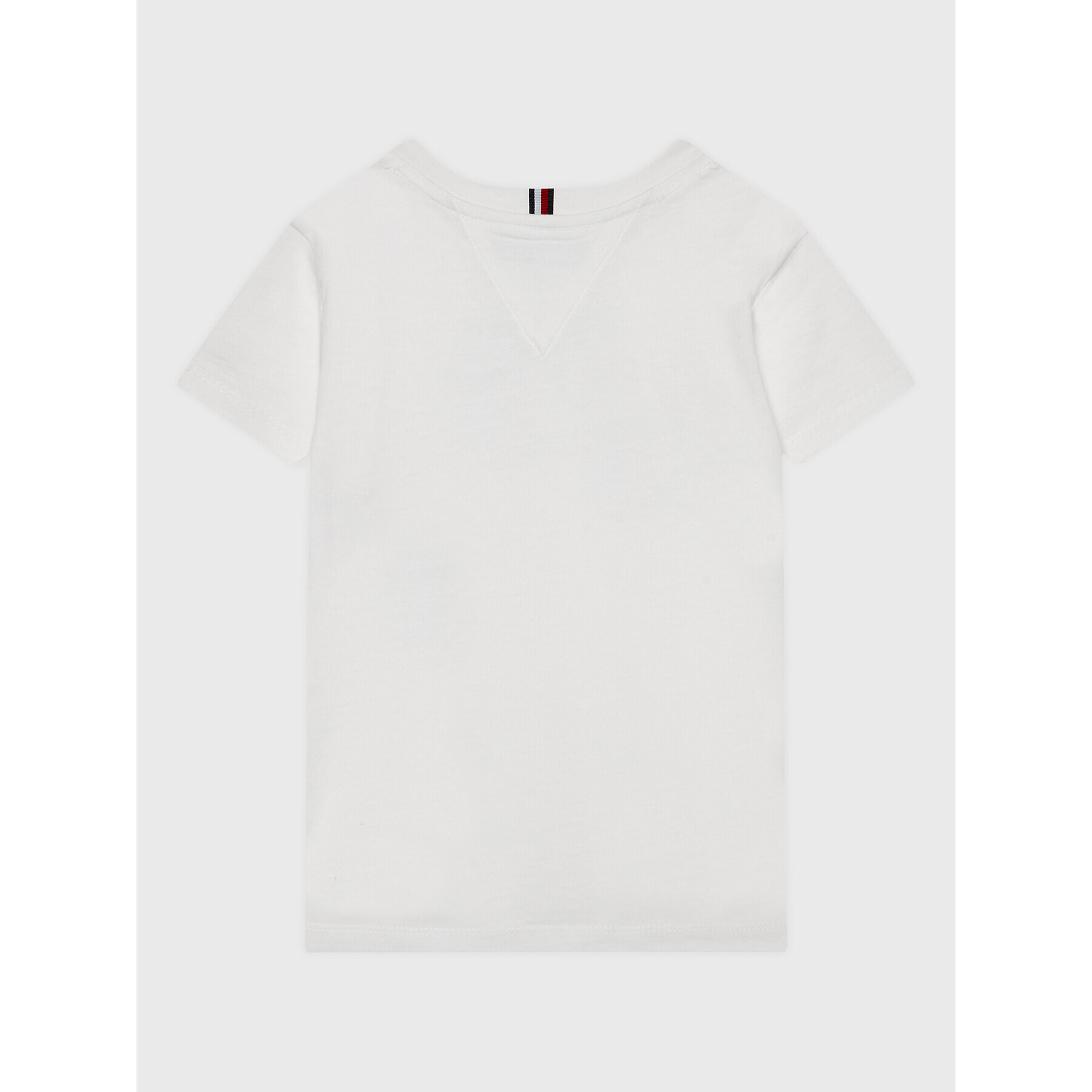 Tommy Hilfiger Тишърт Logo KB0KB08027 D Бял Regular Fit - Pepit.bg