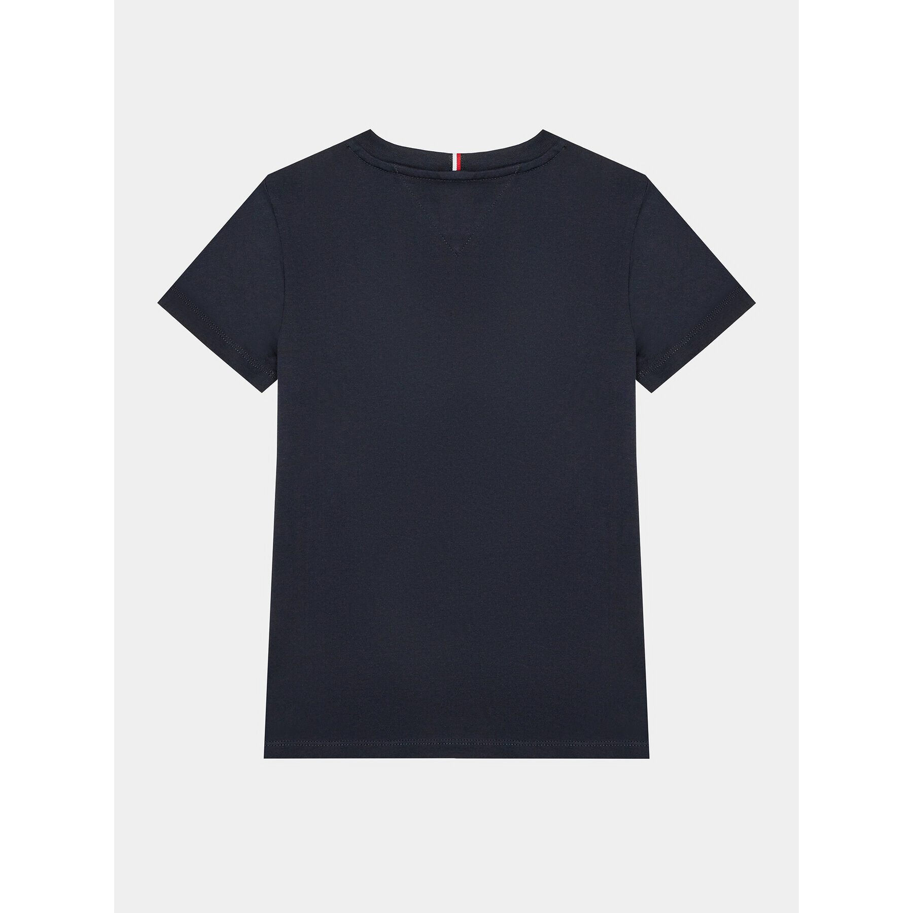 Tommy Hilfiger Тишърт Logo KB0KB08671 D Тъмносин Regular Fit - Pepit.bg