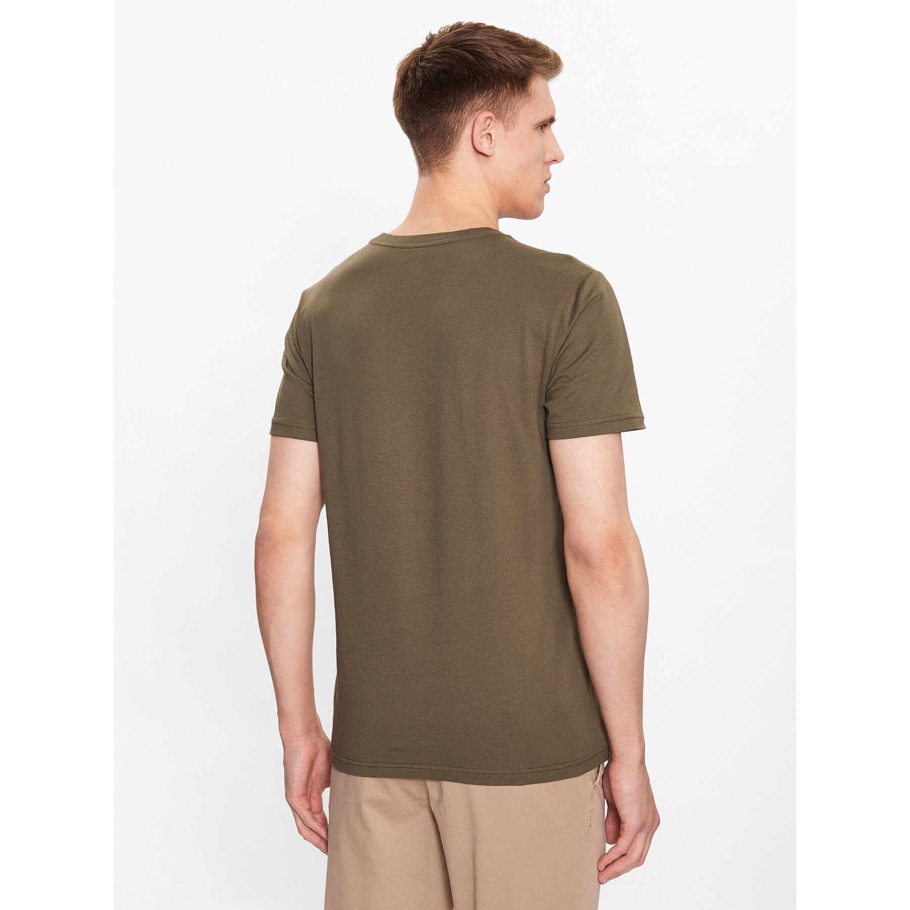 Tommy Hilfiger Тишърт Logo UM0UM02916 Зелен Regular Fit - Pepit.bg
