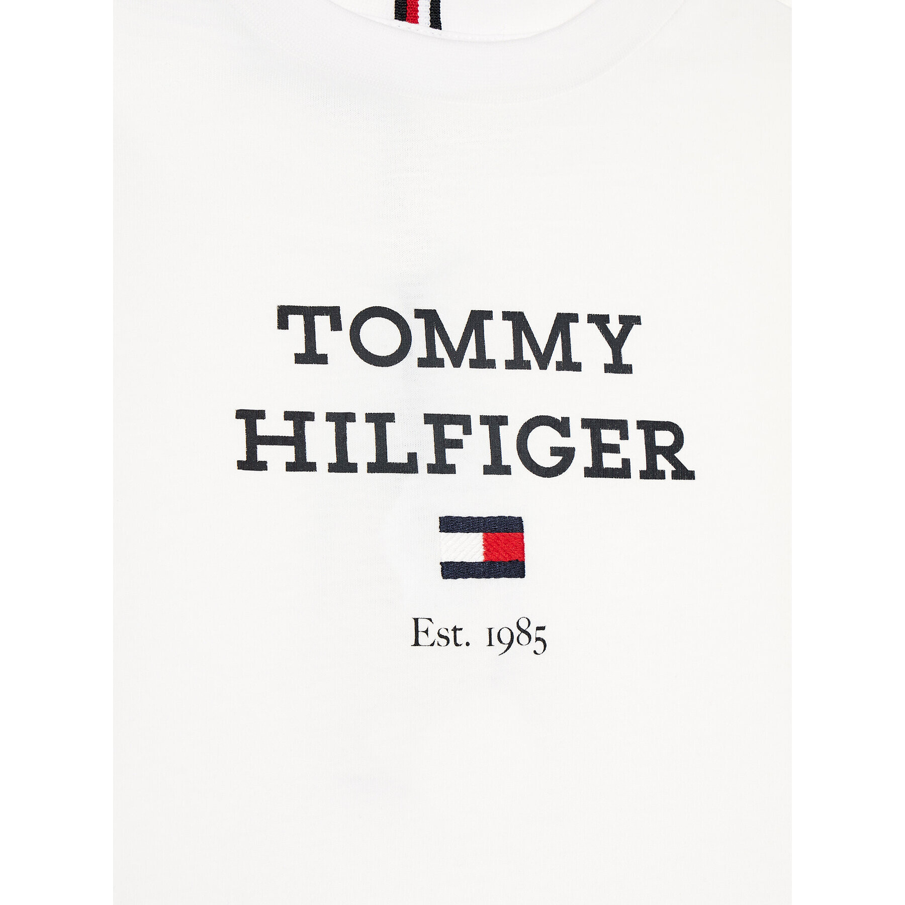 Tommy Hilfiger Тишърт Loo KB0KB08671 M Бял Regular Fit - Pepit.bg