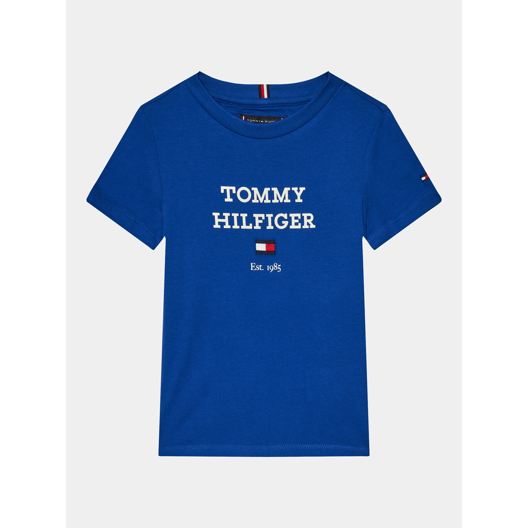 Tommy Hilfiger Тишърт Loo KB0KB08671 M Син Regular Fit - Pepit.bg