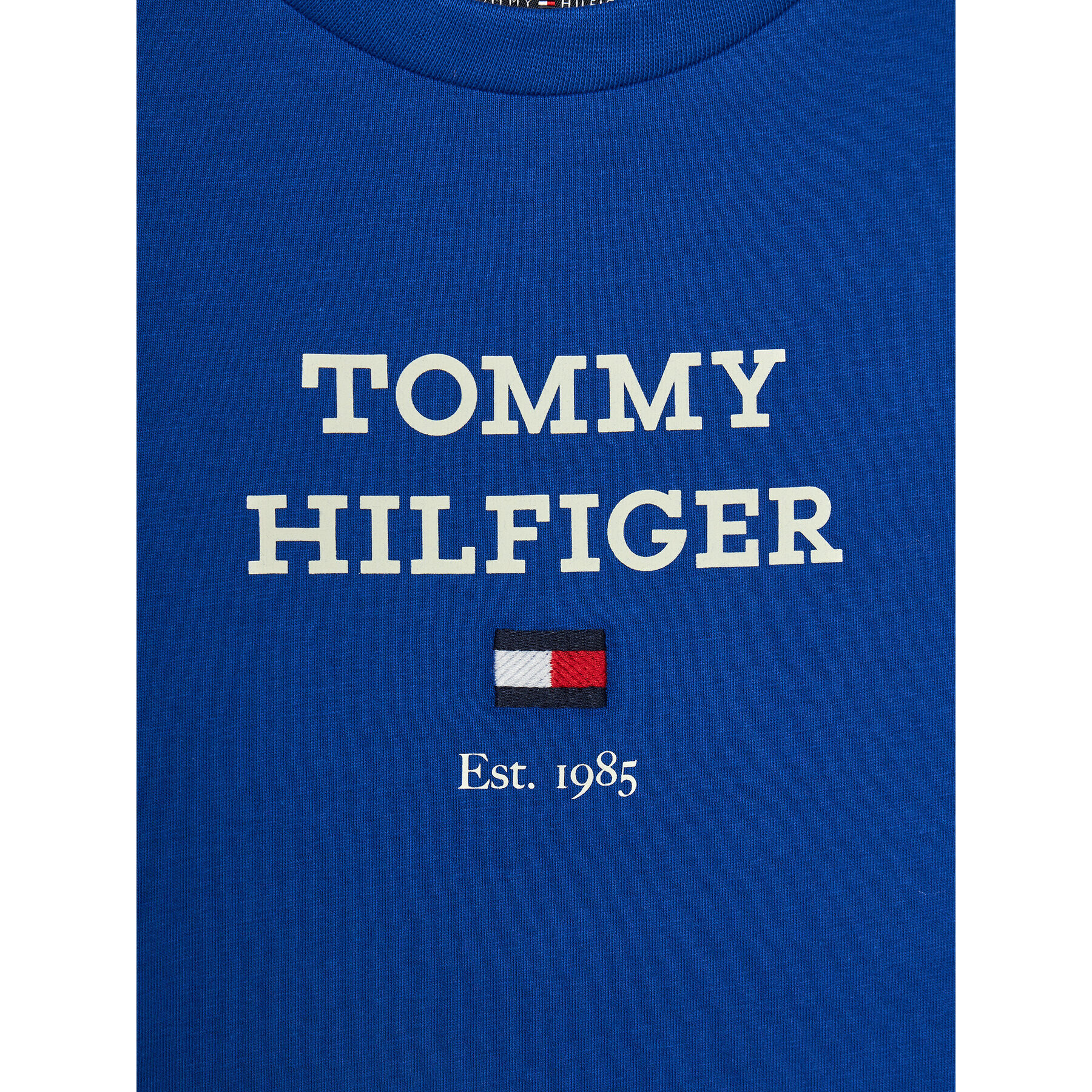 Tommy Hilfiger Тишърт Loo KB0KB08671 M Син Regular Fit - Pepit.bg