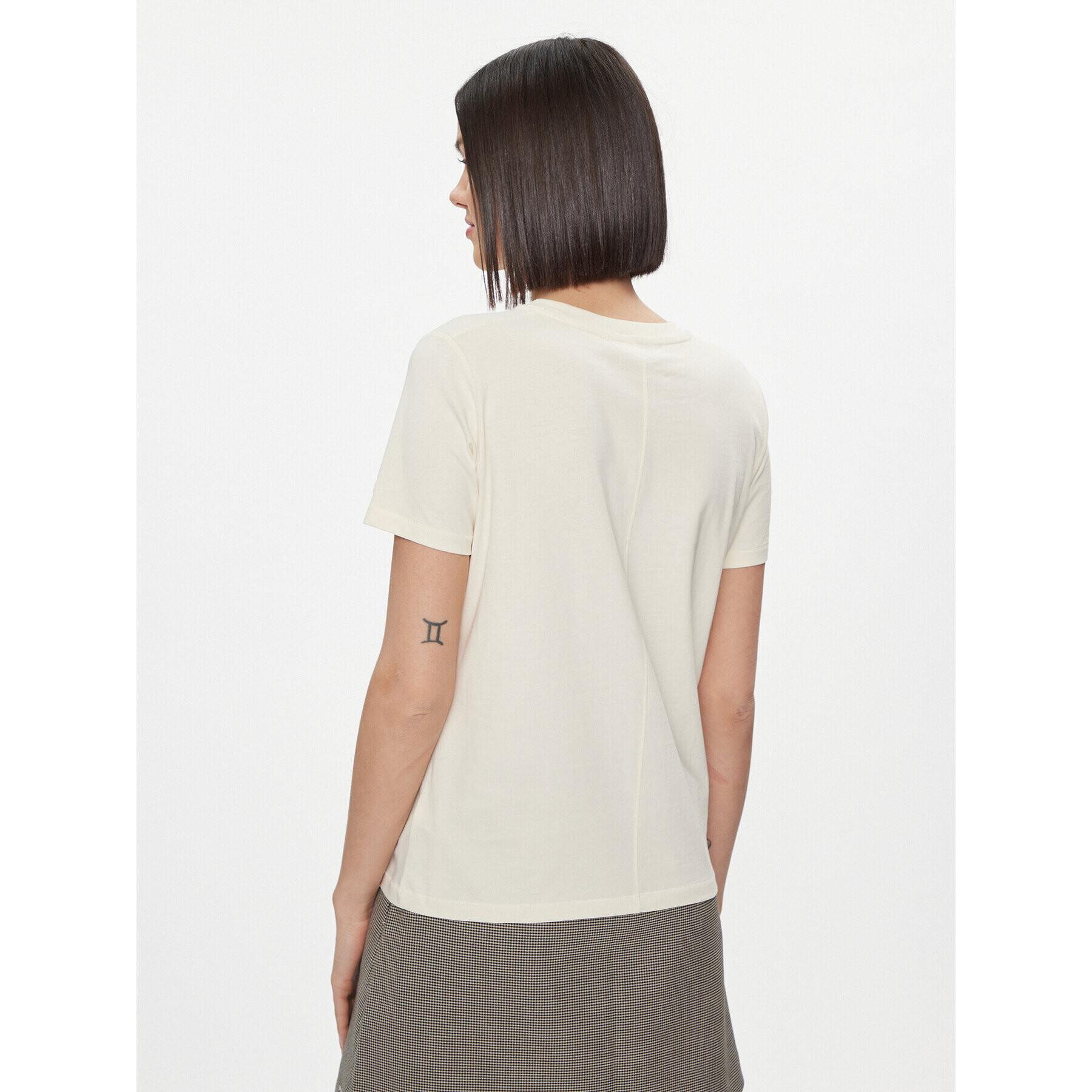 Tommy Hilfiger Тишърт Modern WW0WW40273 Бежов Regular Fit - Pepit.bg