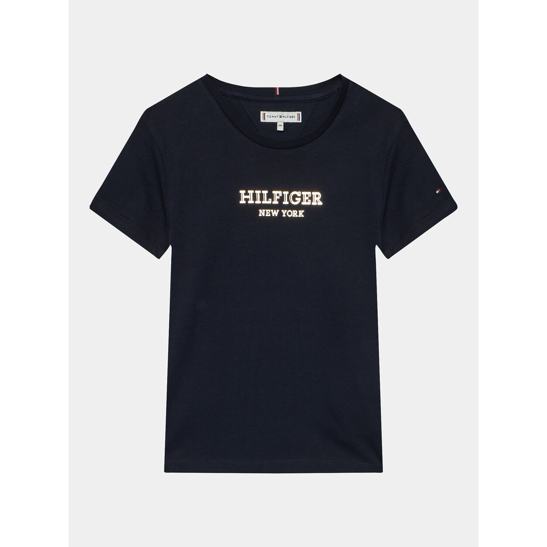 Tommy Hilfiger Тишърт Monotype KG0KG07715 D Тъмносин Regular Fit - Pepit.bg