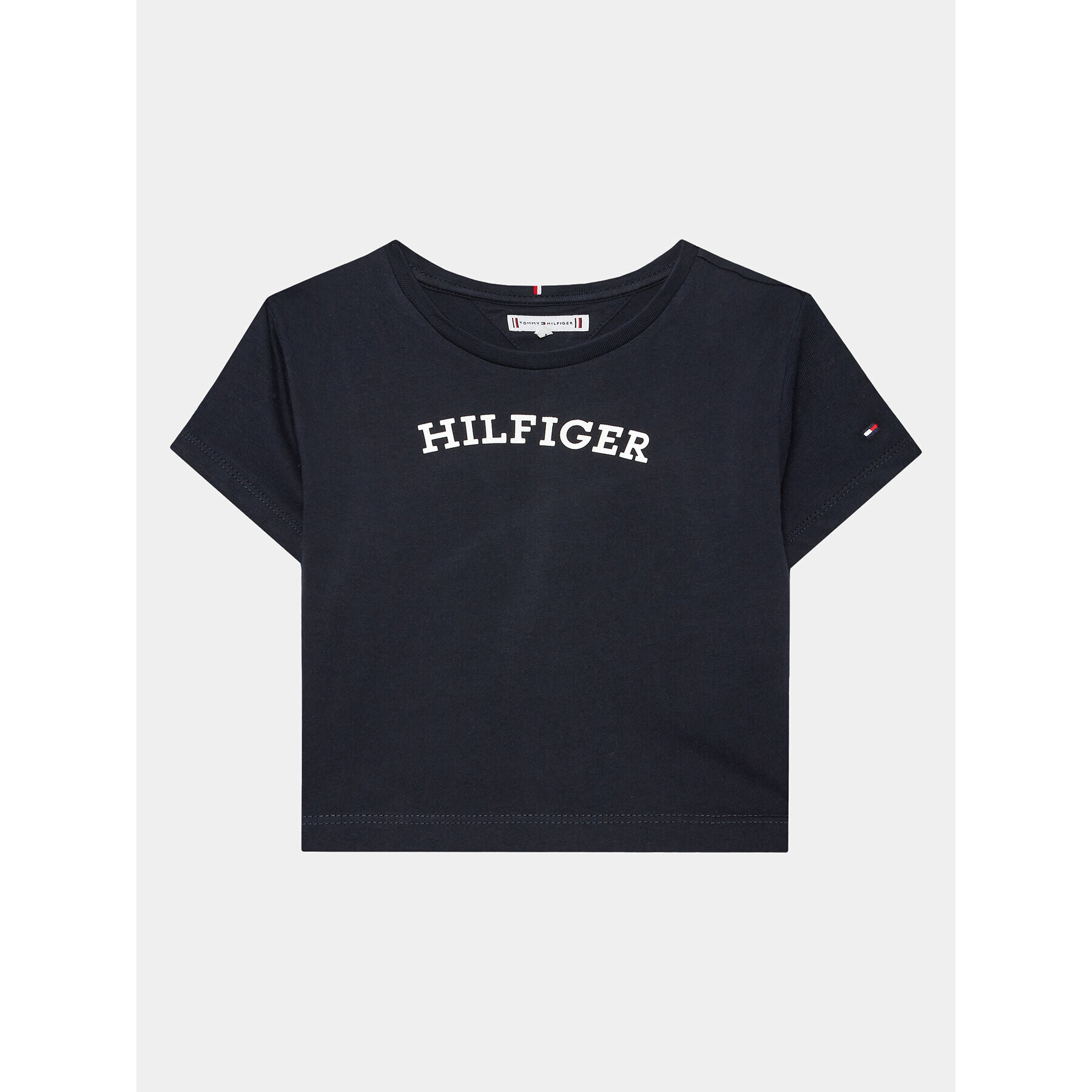Tommy Hilfiger Тишърт Monotype Tee KG0KG07431 D Тъмносин Regular Fit - Pepit.bg