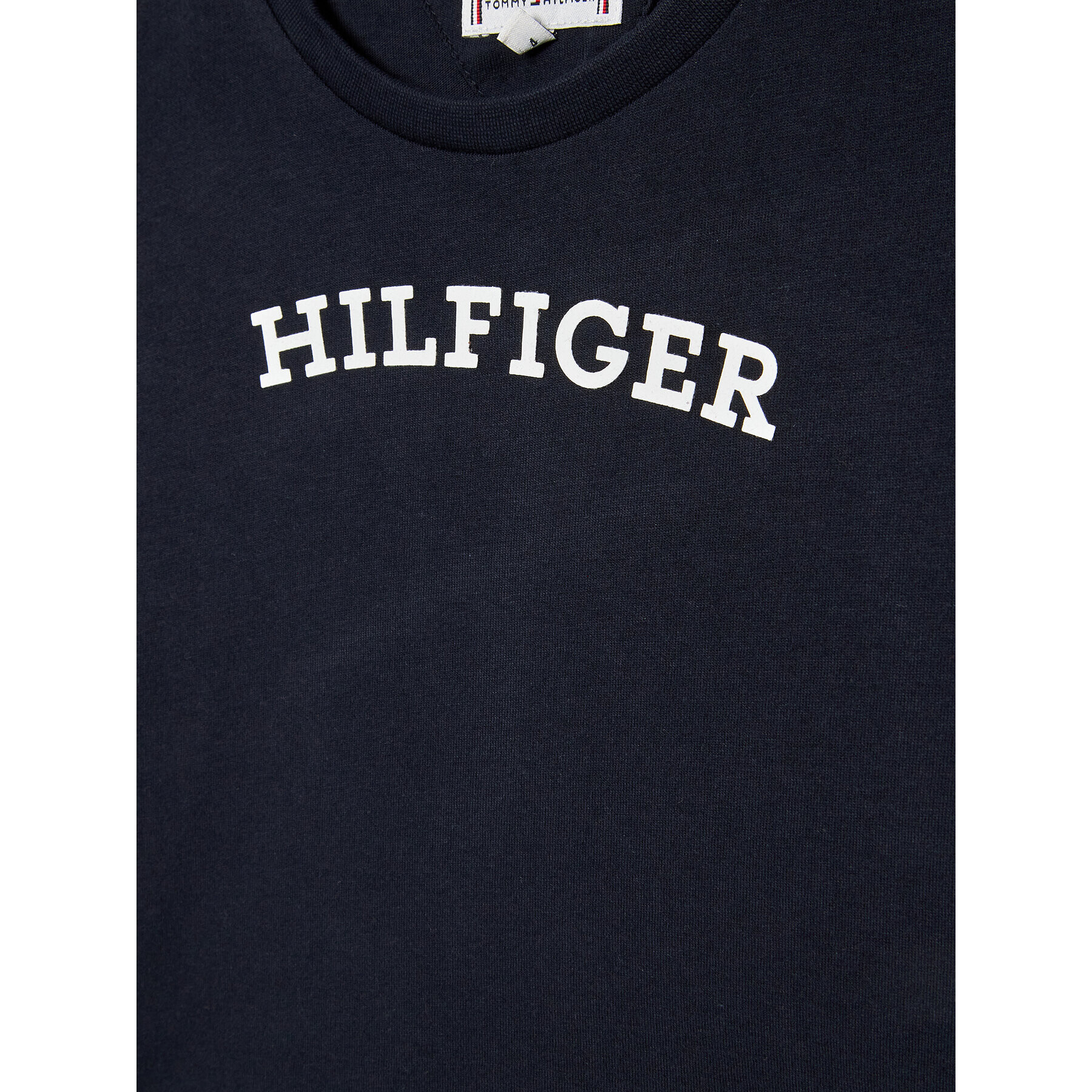 Tommy Hilfiger Тишърт Monotype Tee KG0KG07431 D Тъмносин Regular Fit - Pepit.bg