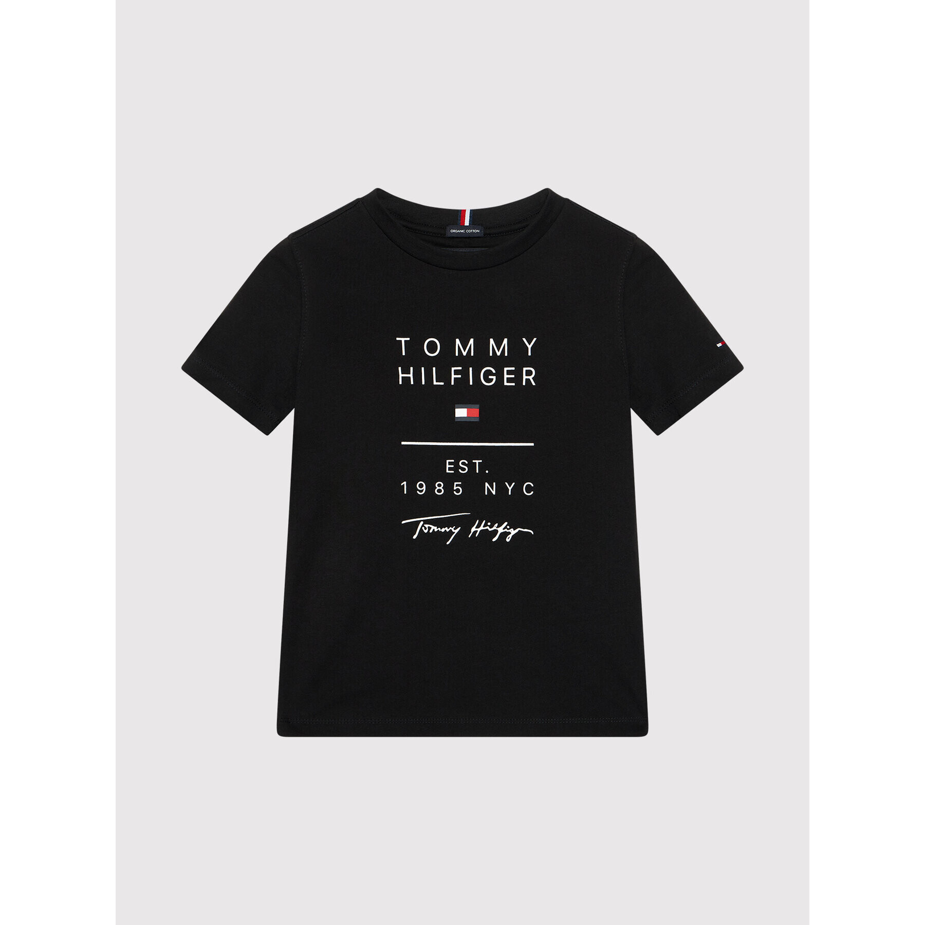 Tommy Hilfiger Тишърт Msw Graphic KB0KB06306 D Черен Regular Fit - Pepit.bg