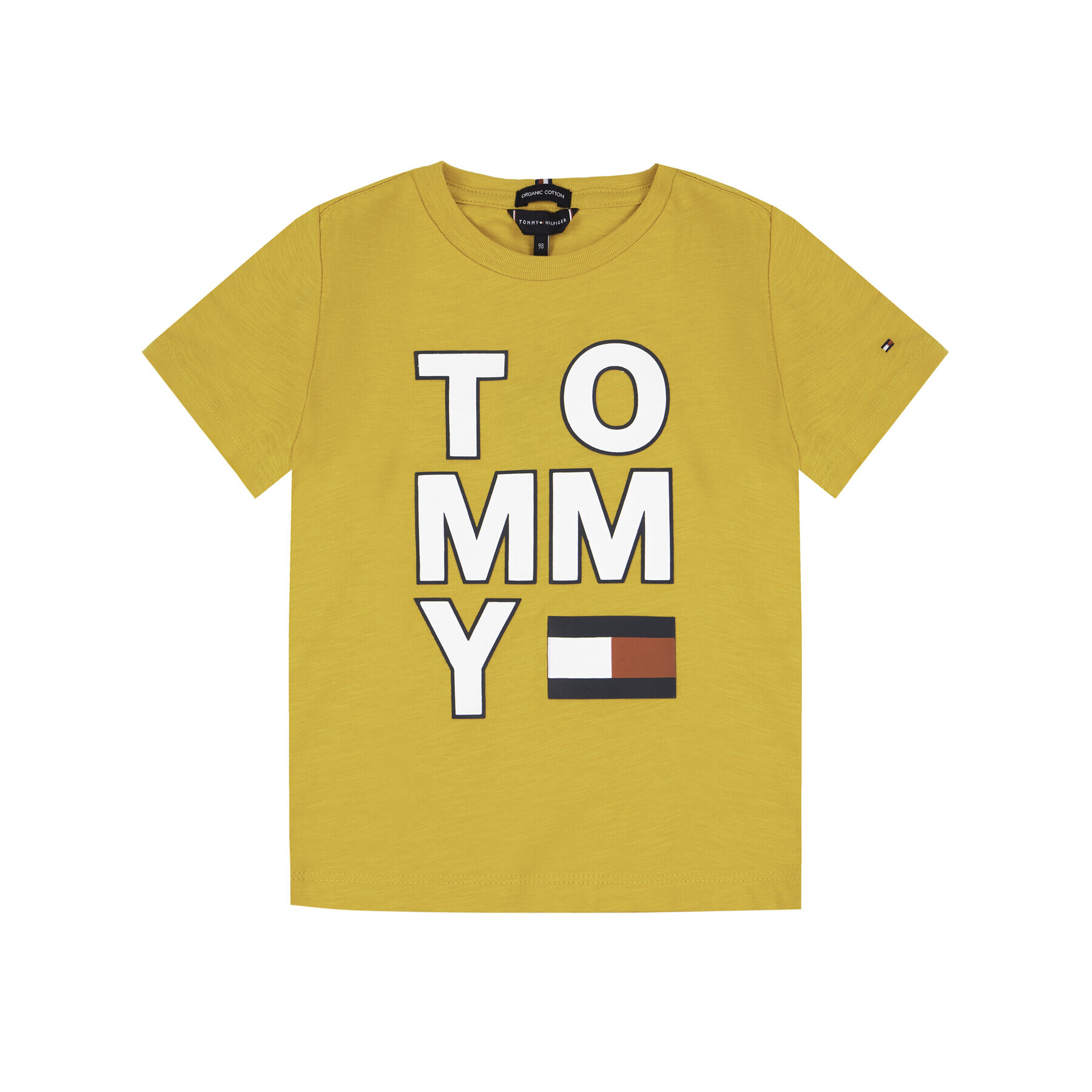 Tommy Hilfiger Тишърт Multi Application KB0KB05428 M Жълт Regular Fit - Pepit.bg