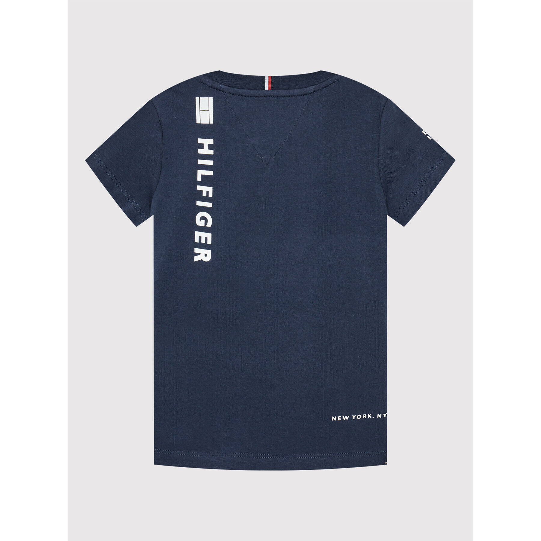 Tommy Hilfiger Тишърт Multi Placement KB0KB07288 M Тъмносин Regular Fit - Pepit.bg