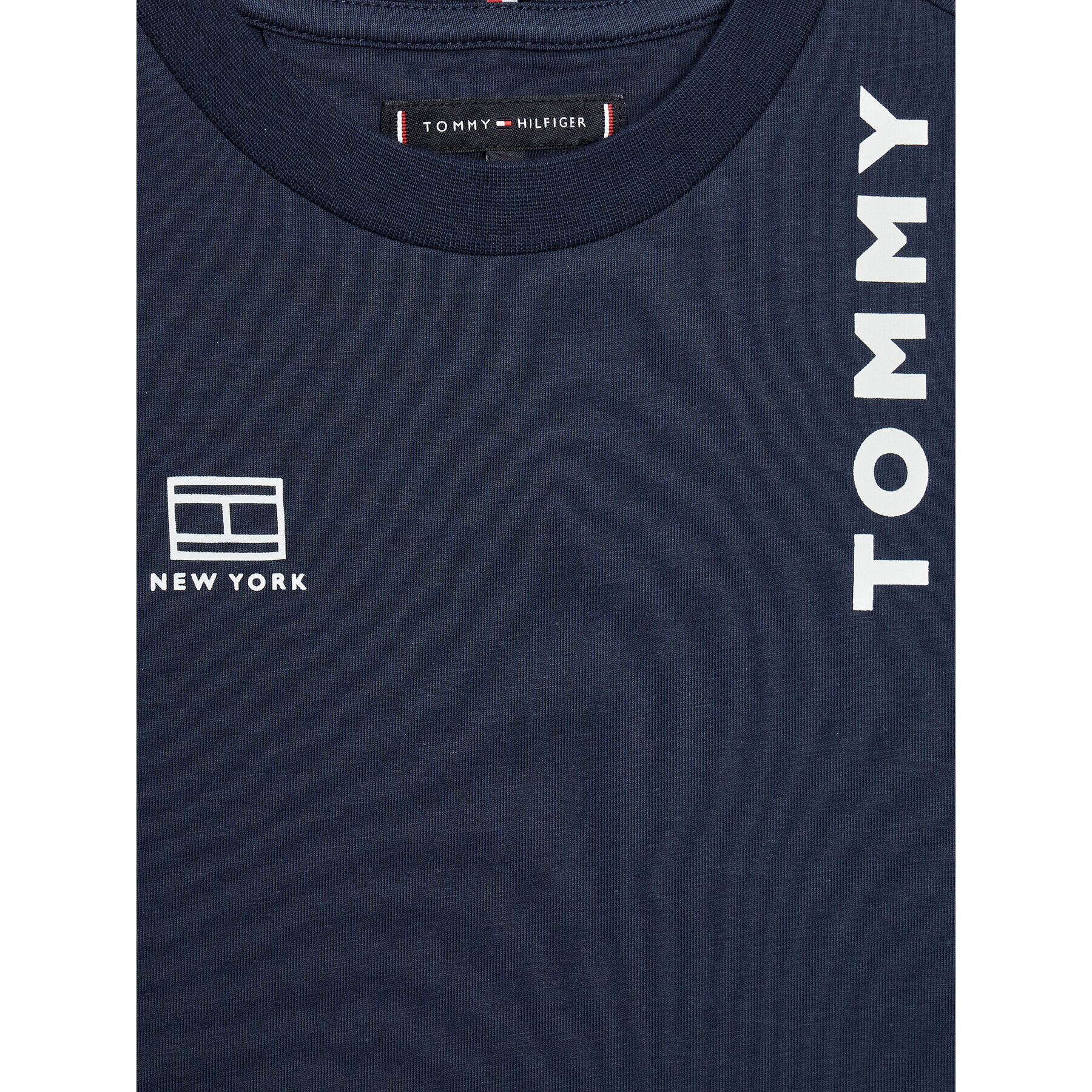 Tommy Hilfiger Тишърт Multi Placement KB0KB07288 M Тъмносин Regular Fit - Pepit.bg