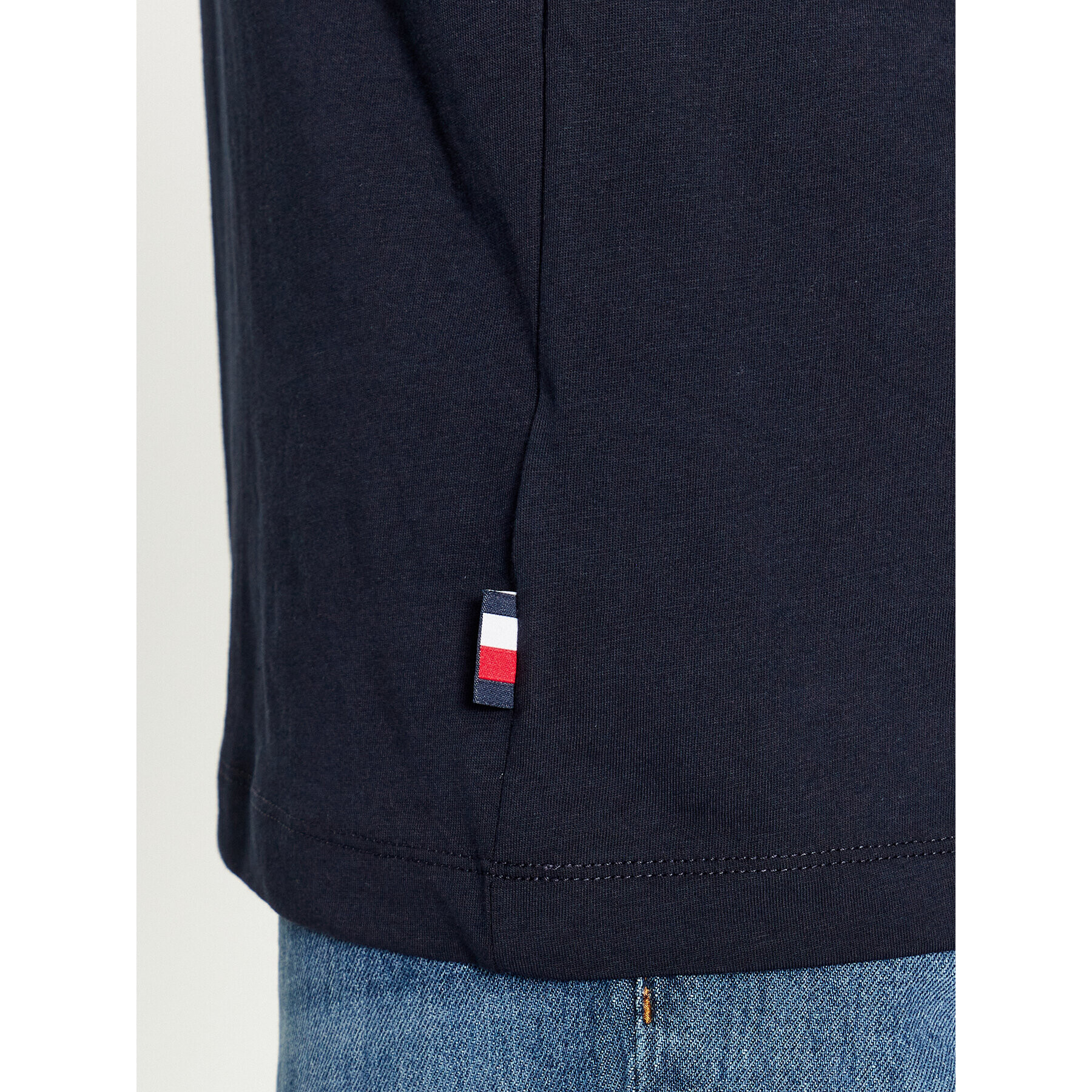 Tommy Hilfiger Тишърт MW0MW32602 Тъмносин Regular Fit - Pepit.bg