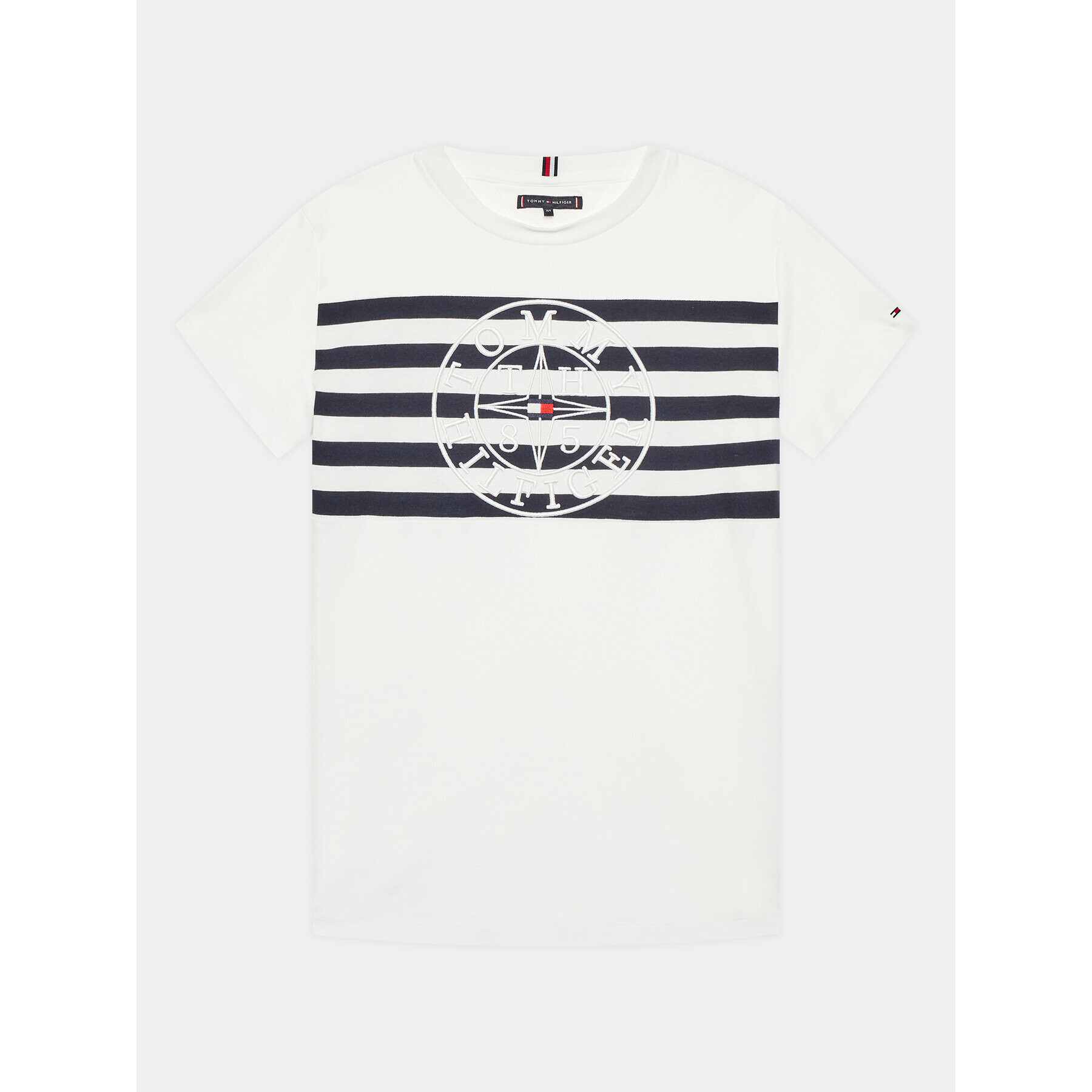 Tommy Hilfiger Тишърт Nautical KB0KB08205 D Бял Regular Fit - Pepit.bg