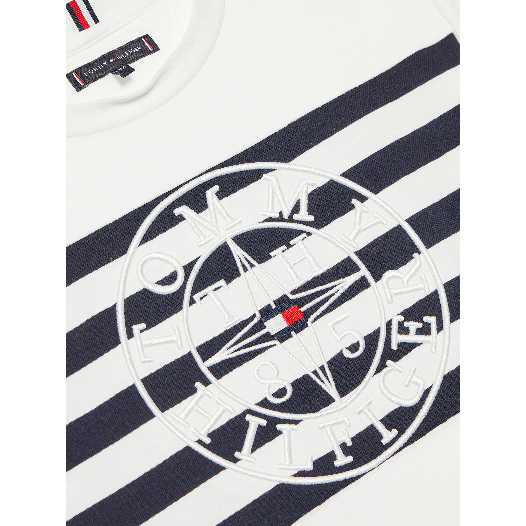 Tommy Hilfiger Тишърт Nautical KB0KB08205 D Бял Regular Fit - Pepit.bg