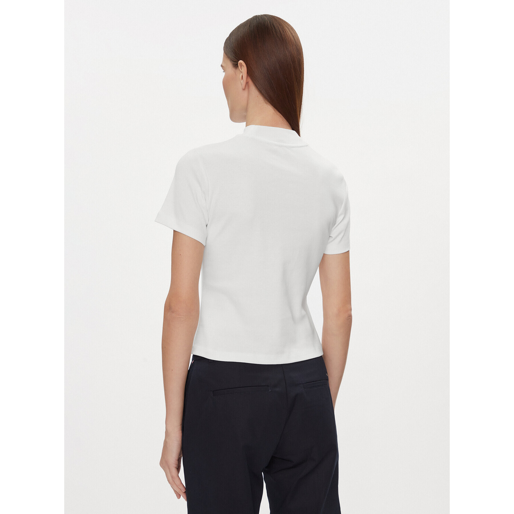 Tommy Hilfiger Тишърт New Cody WW0WW40586 Бял Slim Fit - Pepit.bg