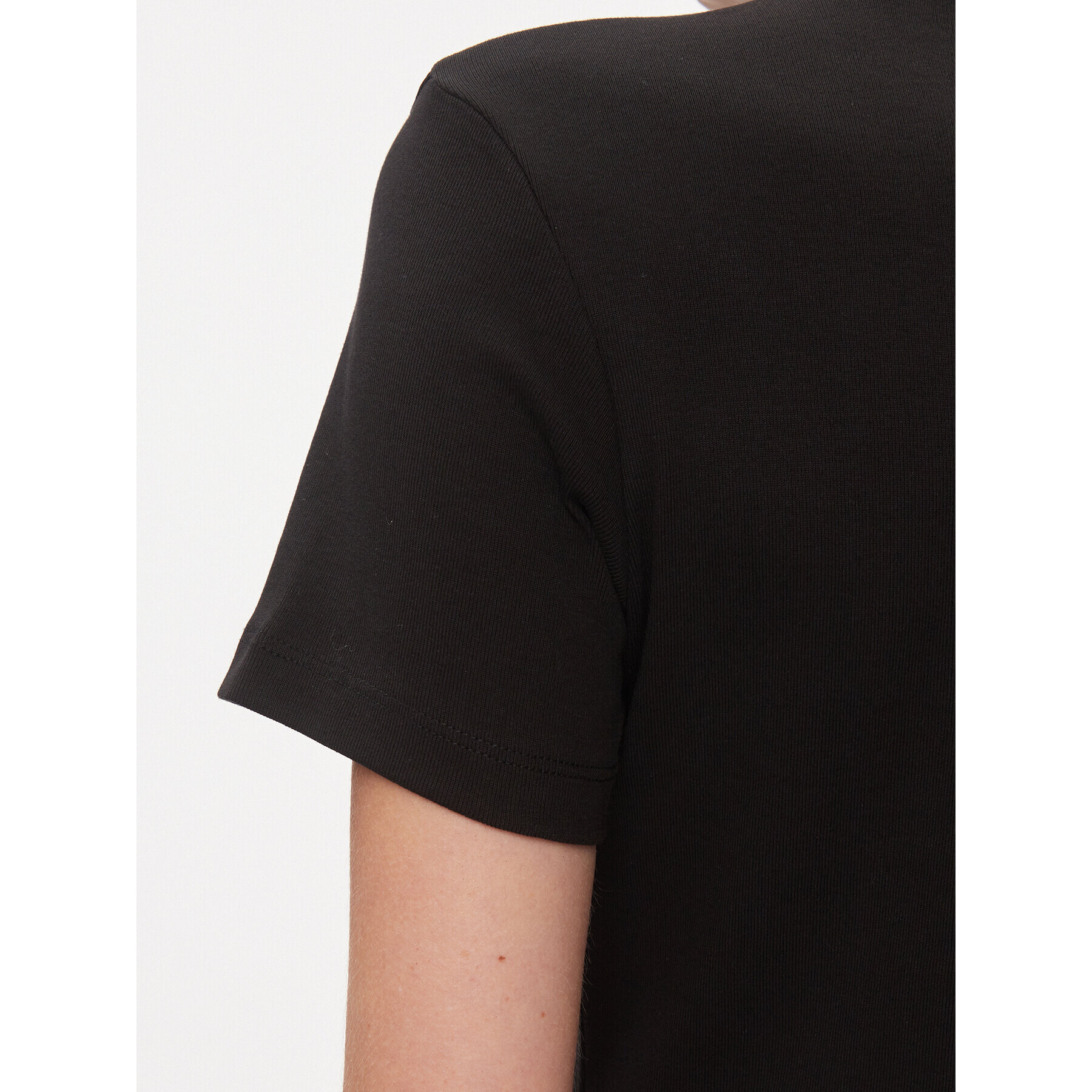 Tommy Hilfiger Тишърт New Cody WW0WW40586 Черен Slim Fit - Pepit.bg
