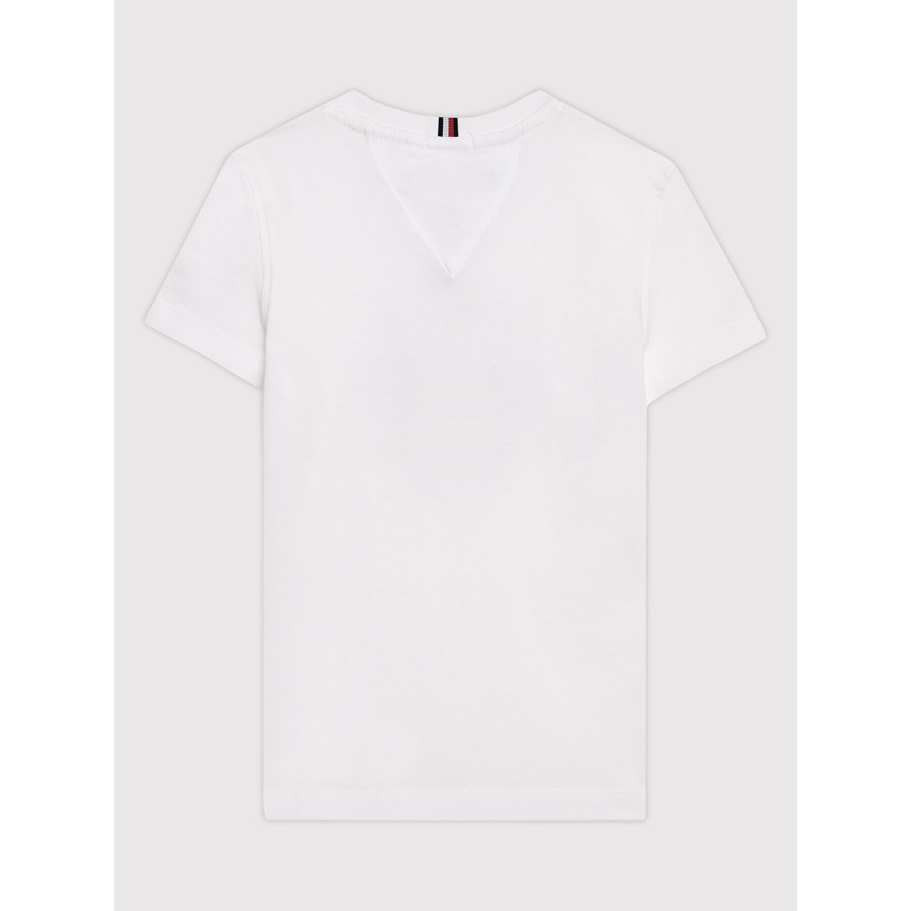 Tommy Hilfiger Тишърт Over Print KB0KB07015 D Бял Regular Fit - Pepit.bg