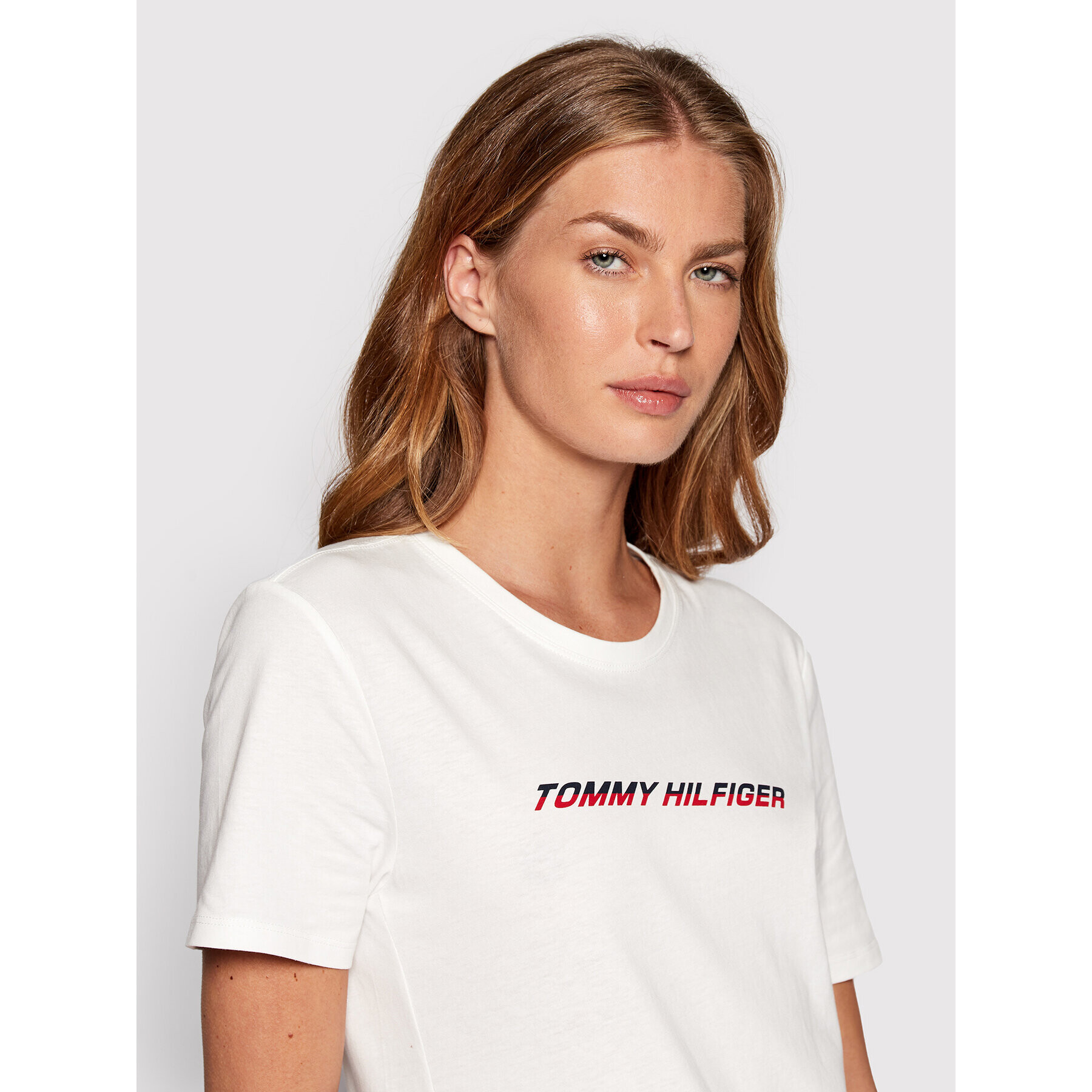 Tommy Hilfiger Тишърт S10S101286 Бежов Regular Fit - Pepit.bg