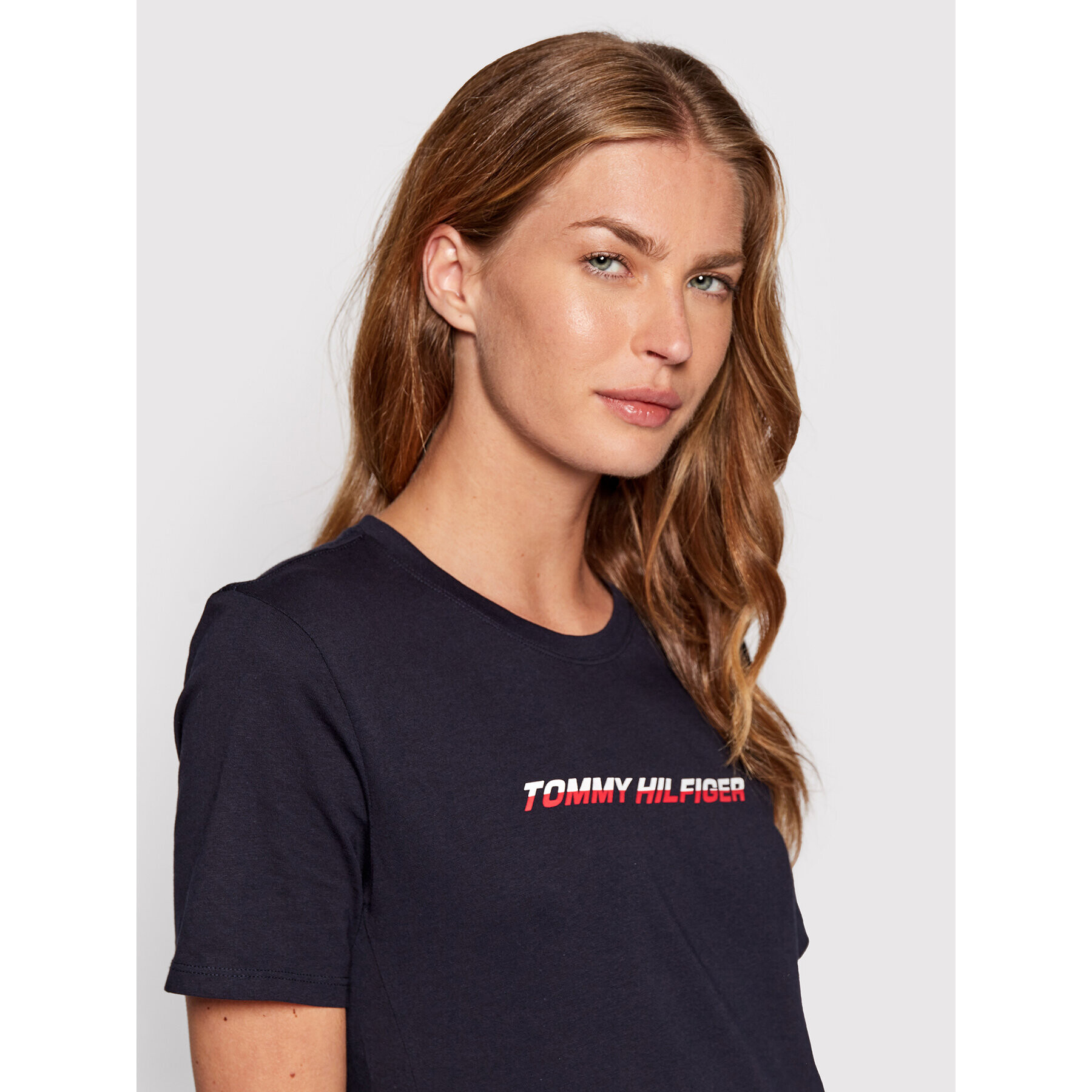 Tommy Hilfiger Тишърт S10S101286 Тъмносин Regular Fit - Pepit.bg