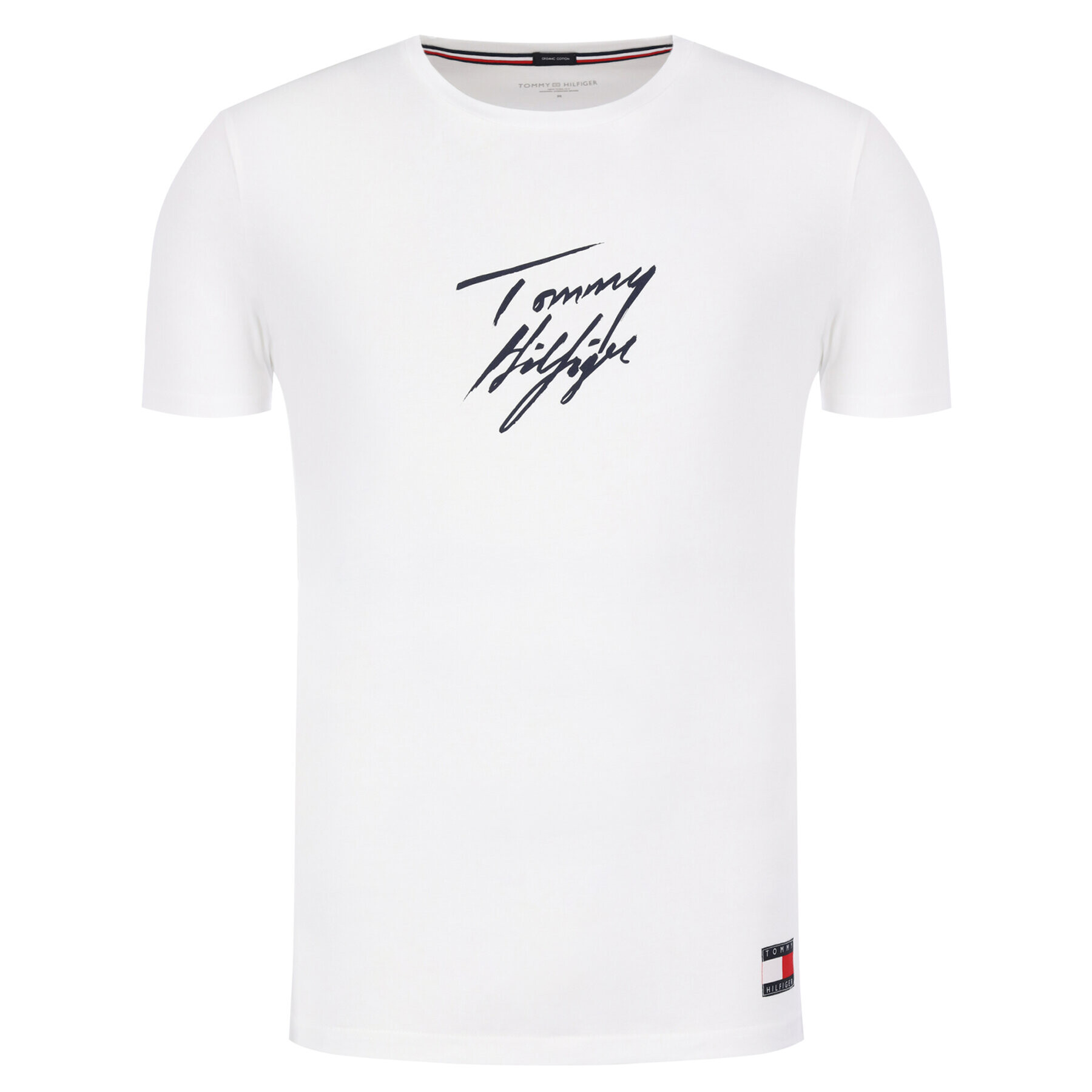 Tommy Hilfiger Тишърт Ss Logo UM0UM01787 Бял Regular Fit - Pepit.bg