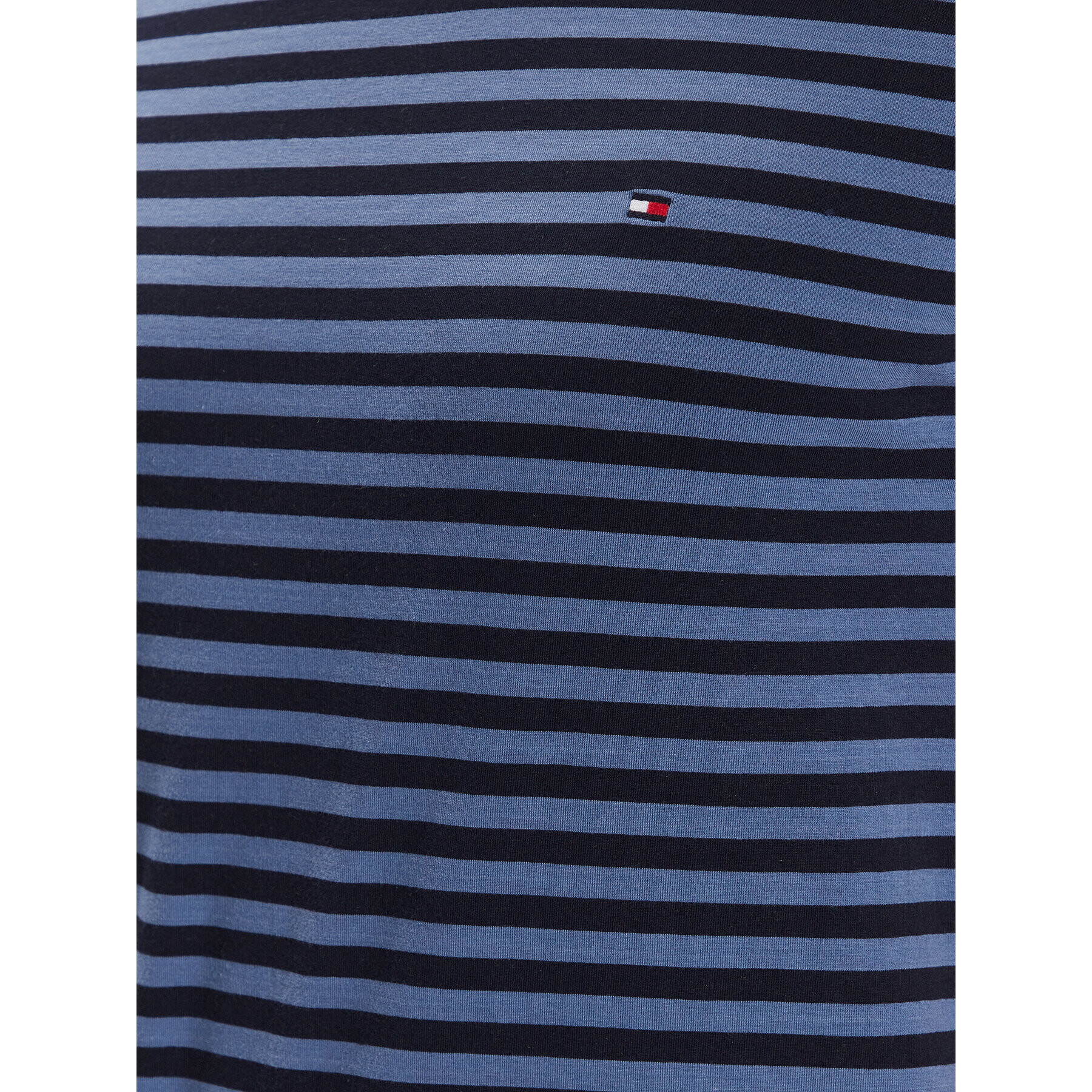 Tommy Hilfiger Тишърт Stretch MW0MW10800 Тъмносин Slim Fit - Pepit.bg