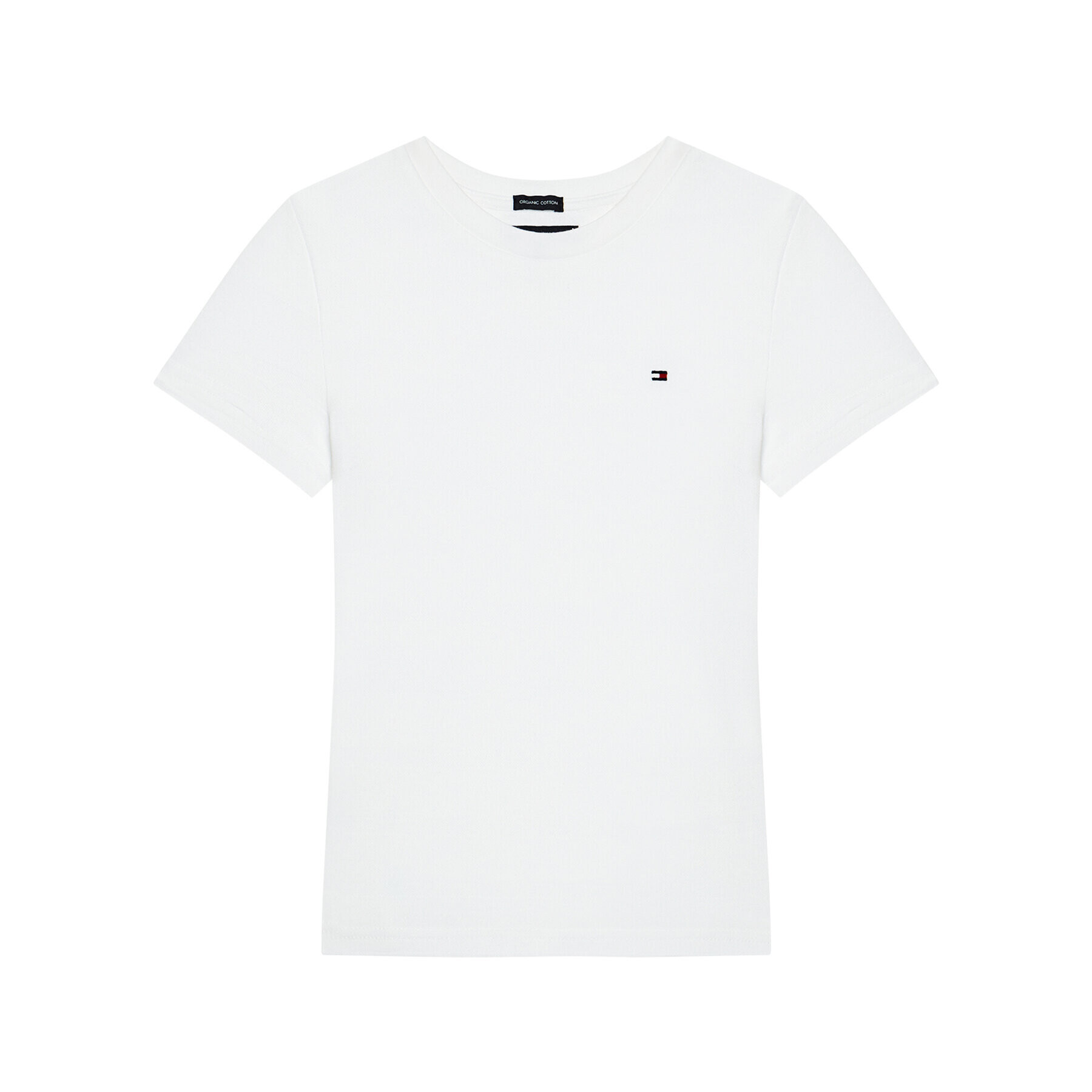 Tommy Hilfiger Тишърт Structured Gmd KB0KB06557 M Бял Regular Fit - Pepit.bg