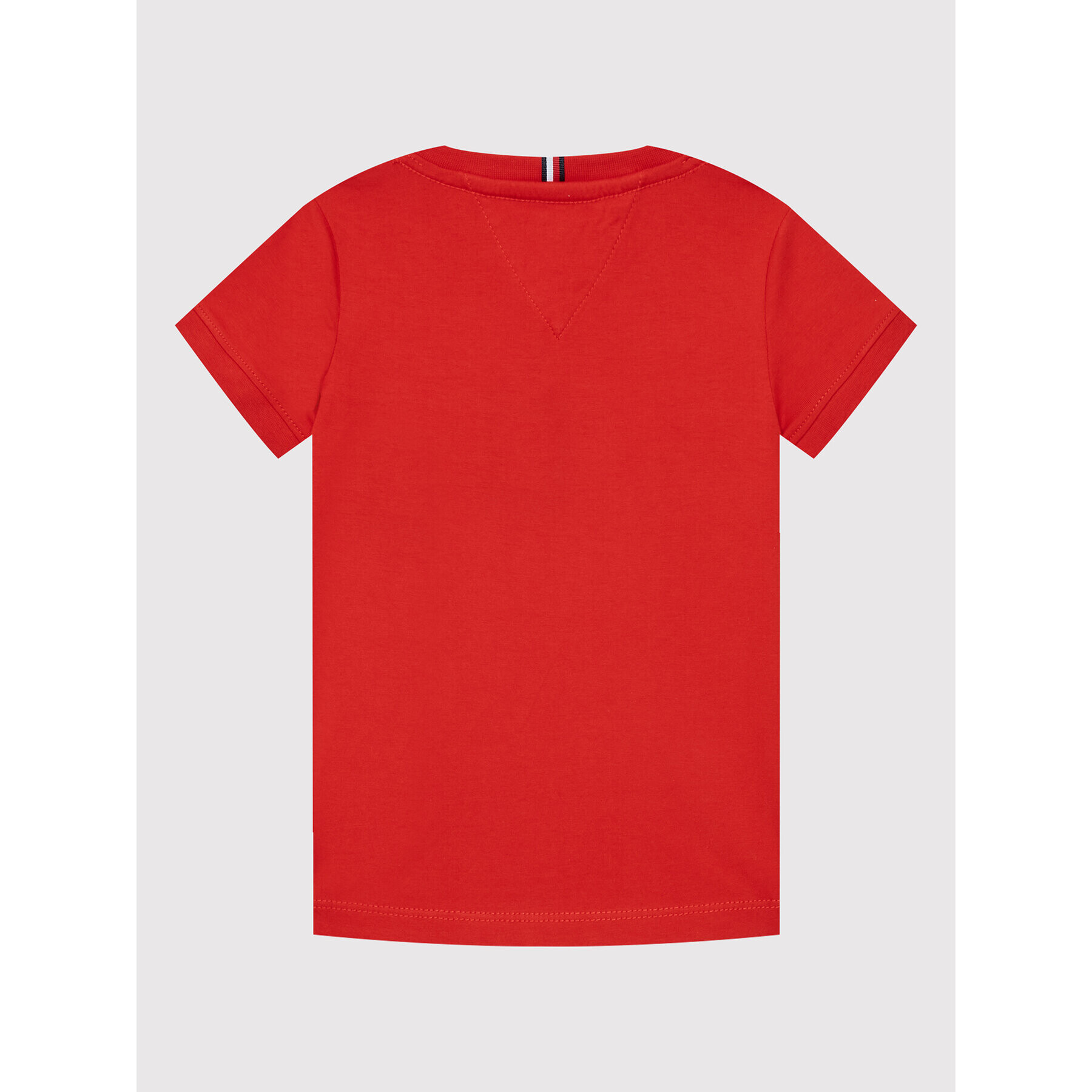 Tommy Hilfiger Тишърт Tape Tee KB0KB07357 M Червен Regular Fit - Pepit.bg