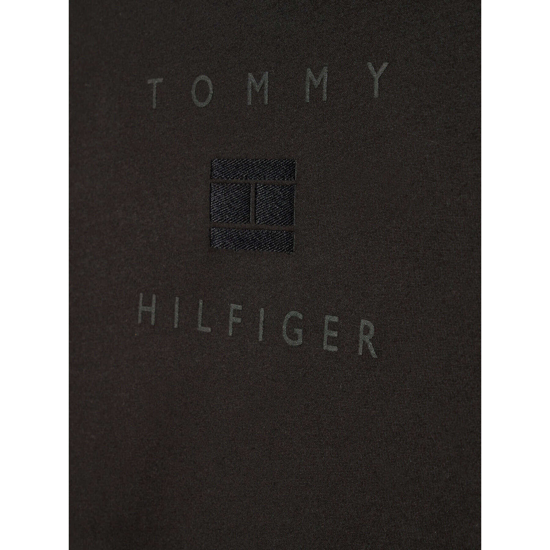 Tommy Hilfiger Тишърт Th Logo Artwork KB0KB07280 D Черен Regular Fit - Pepit.bg