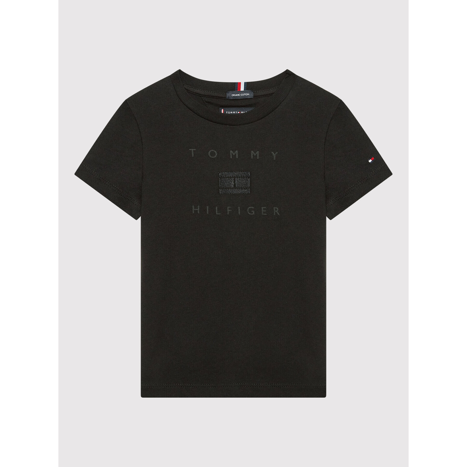 Tommy Hilfiger Тишърт Th Logo Artwork KB0KB07280 M Черен Regular Fit - Pepit.bg