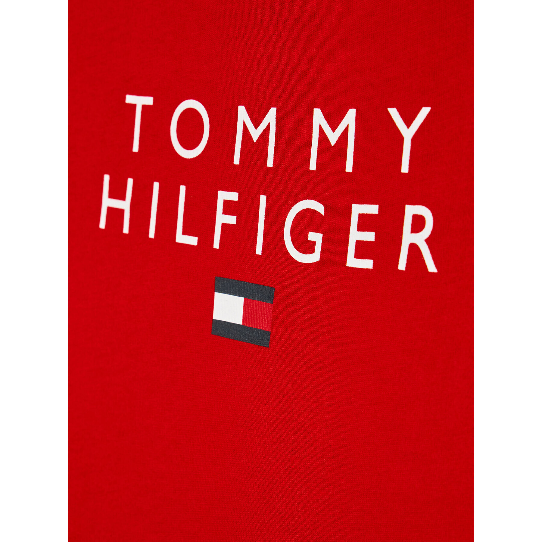 Tommy Hilfiger Тишърт Th Logo KB0KB06849 D Червен Regular Fit - Pepit.bg