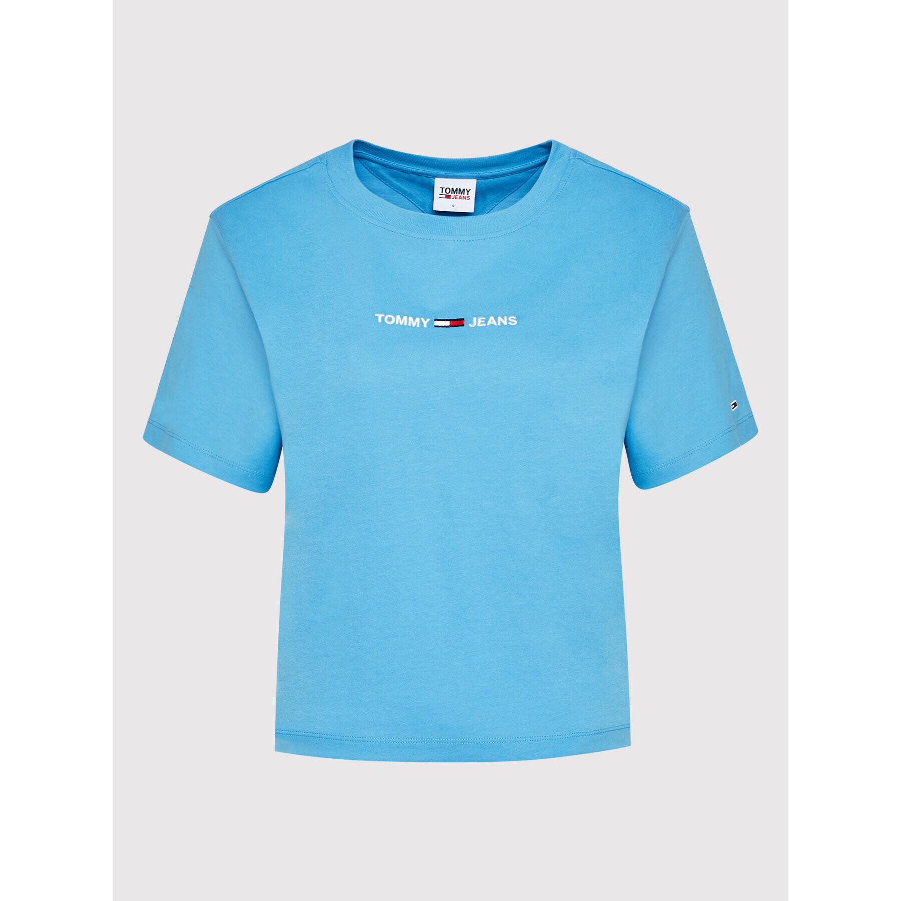 Tommy Hilfiger Тишърт Tjw Linear Logo DW0DW10057 Син Regular Fit - Pepit.bg