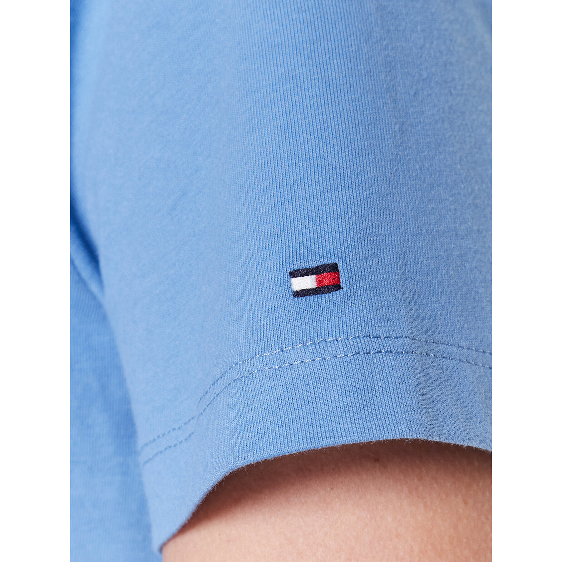 Tommy Hilfiger Тишърт Tonal WW0WW37562 Син Regular Fit - Pepit.bg