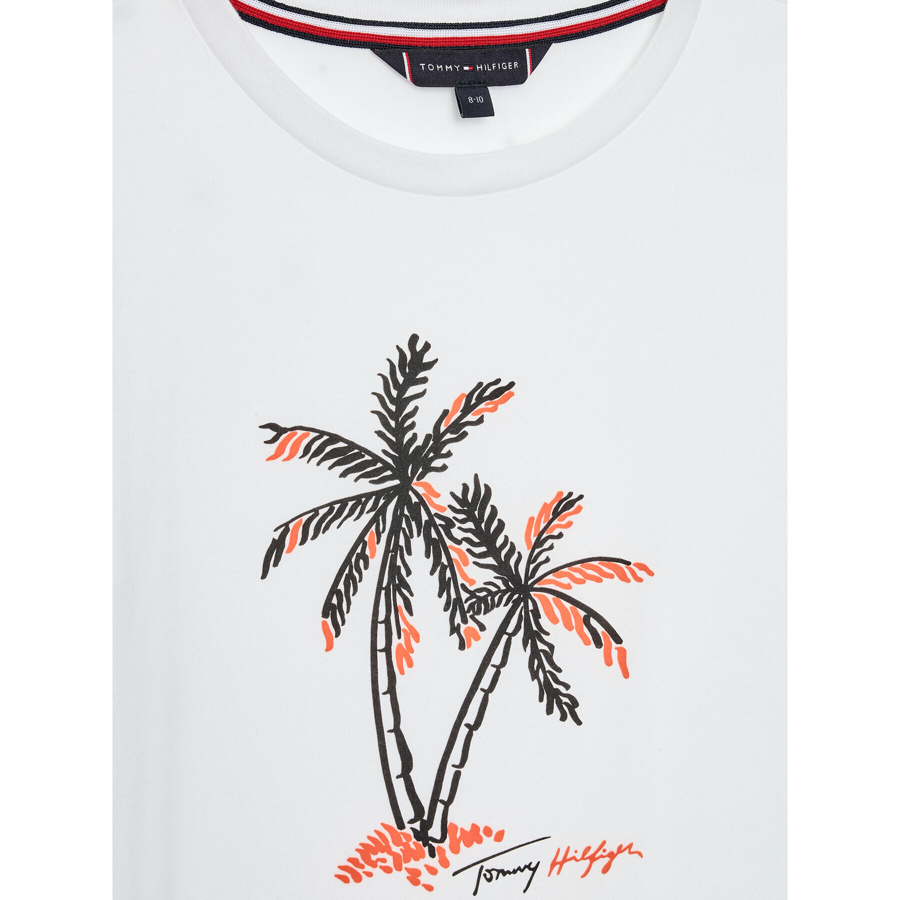 Tommy Hilfiger Тишърт UB0UB00427 Бял Regular Fit - Pepit.bg