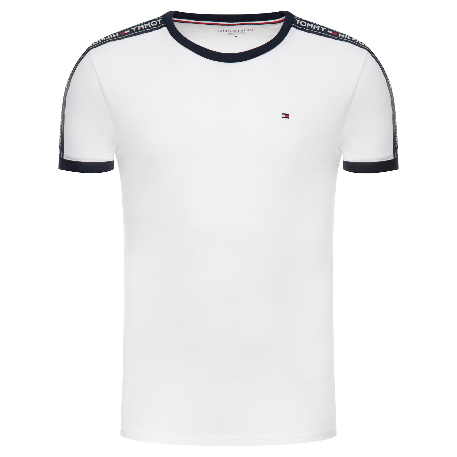 Tommy Hilfiger Тишърт UM0UM00562 Бял Regular Fit - Pepit.bg