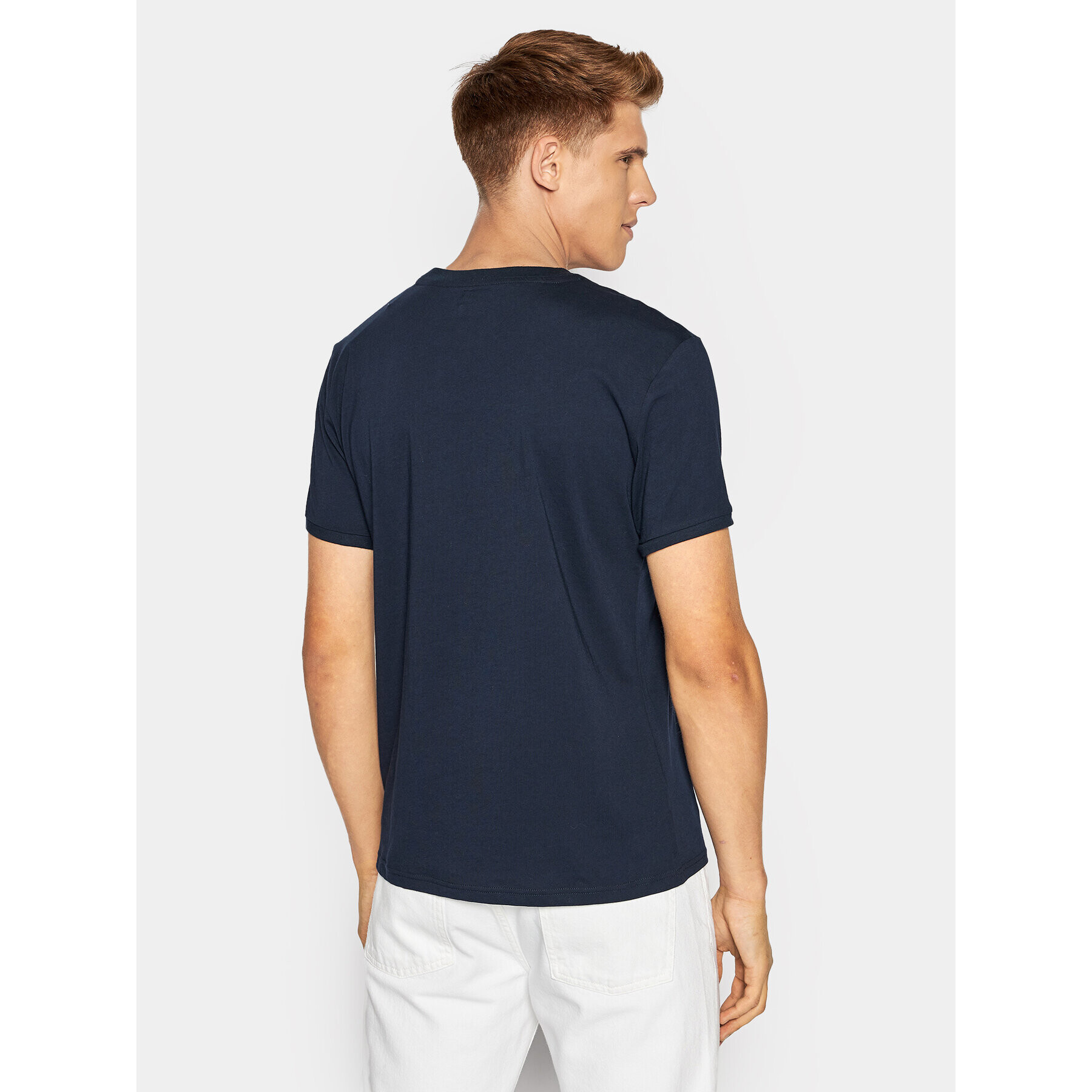 Tommy Hilfiger Тишърт UM0UM01915 Тъмносин Regular Fit - Pepit.bg