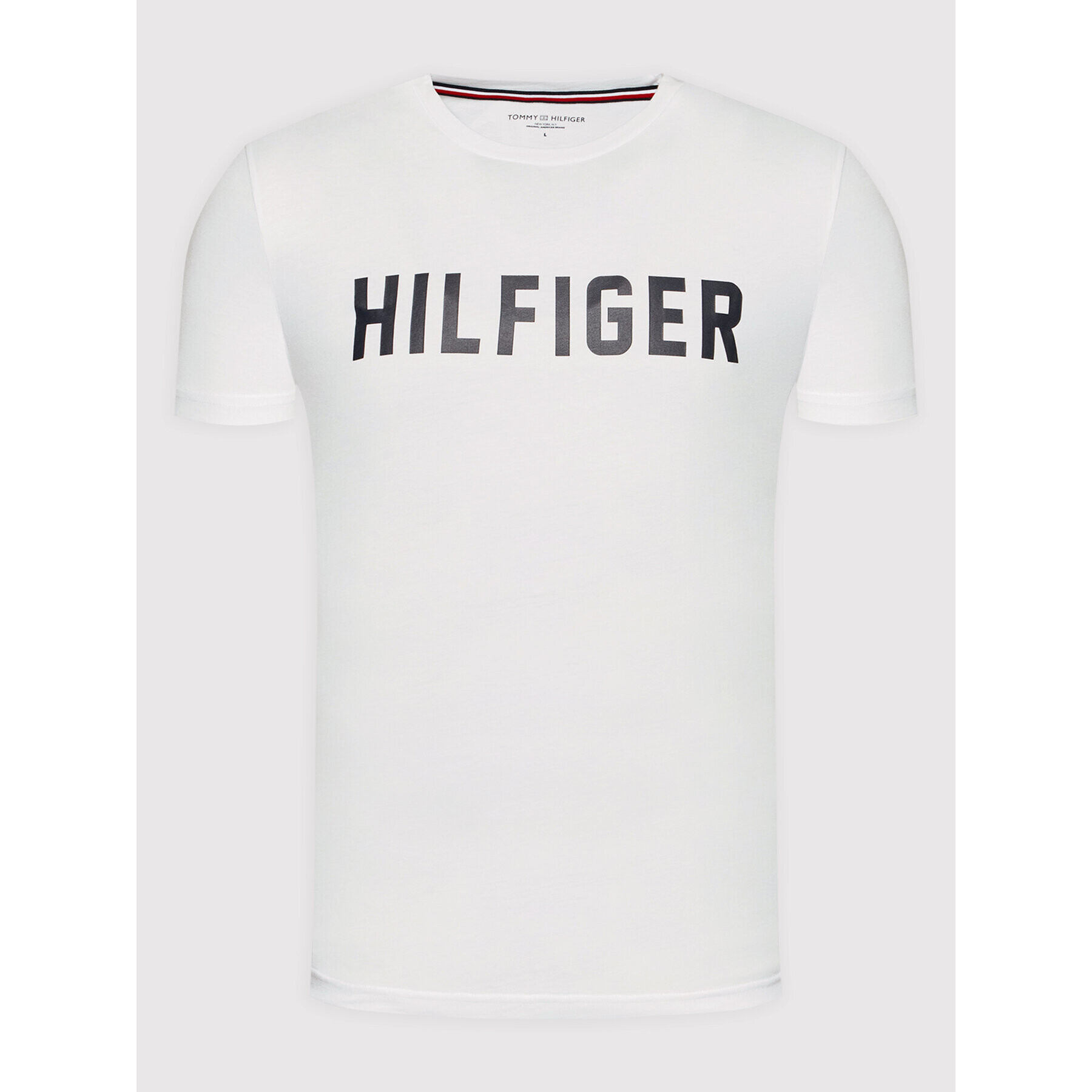Tommy Hilfiger Тишърт UM0UM02011 Бял Regular Fit - Pepit.bg