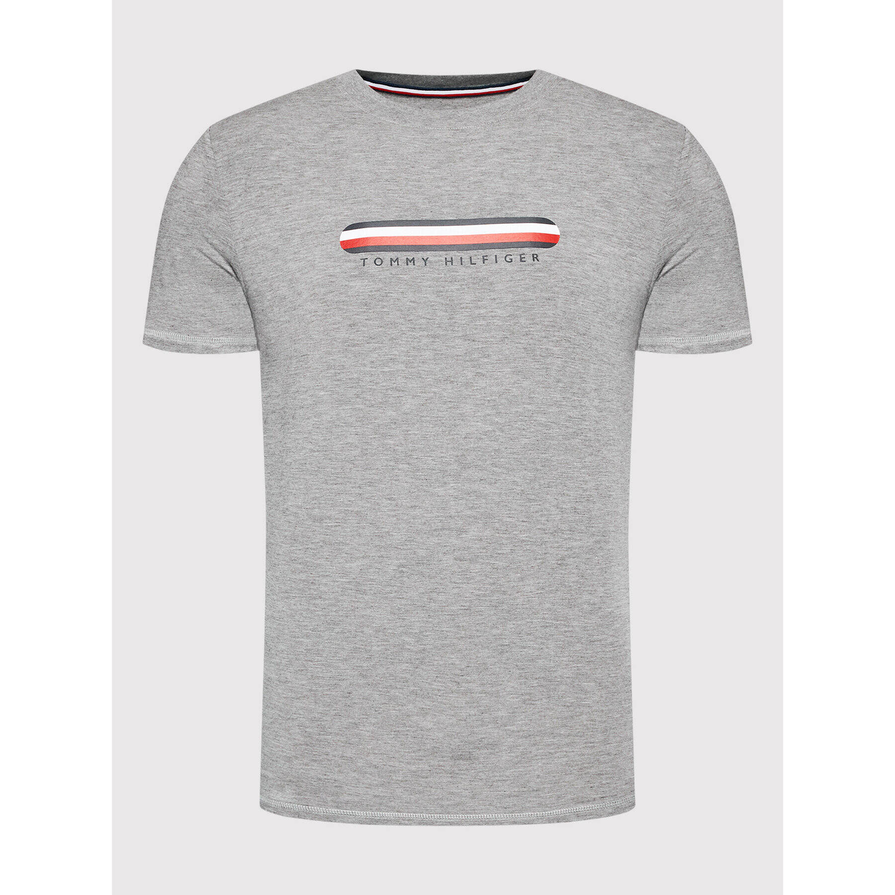 Tommy Hilfiger Тишърт UM0UM02348 Сив Regular Fit - Pepit.bg